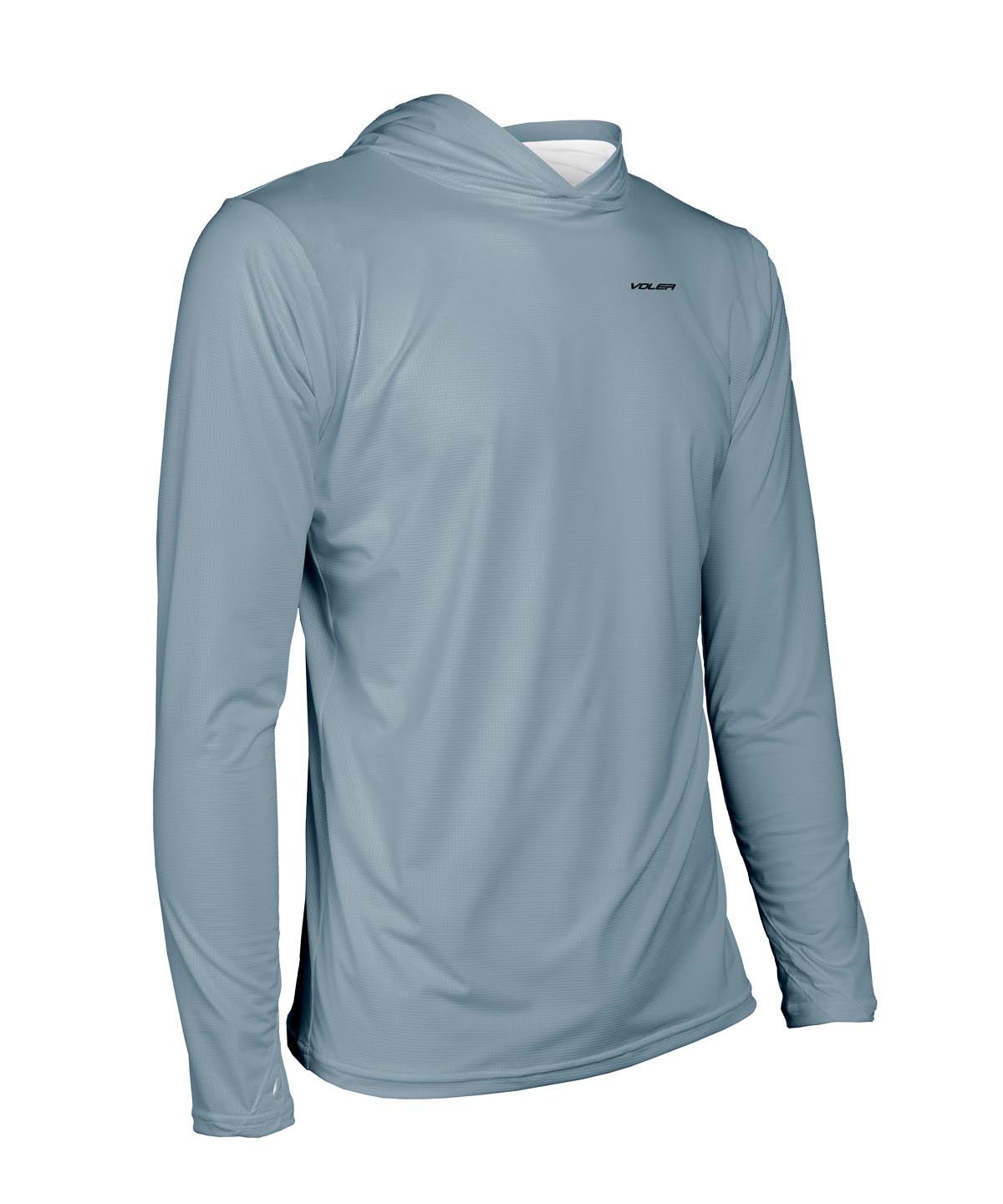M. ENDURANCE AIR SUN HOODIE - SOLID - Voler - STORM BLUE - 1T1022DSTM