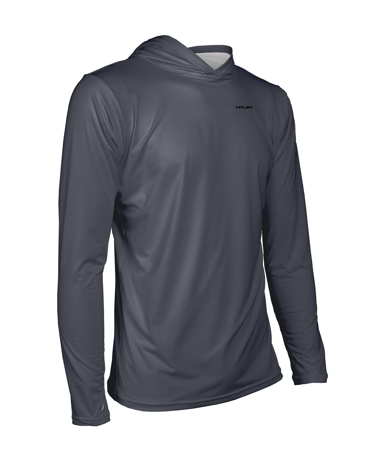 M. ENDURANCE AIR SUN HOODIE - SOLID - Voler - BLUE STEEL - 1T1022DBST