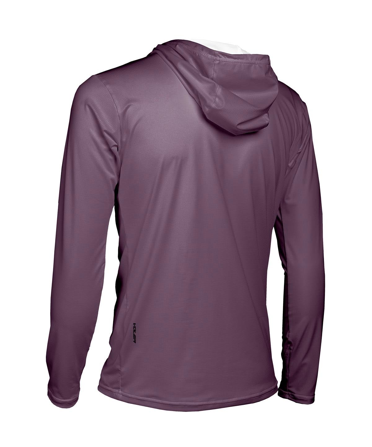 M. ENDURANCE AIR SUN HOODIE - SOLID - Voler - WASHED PLUM - 1T1022DWPL