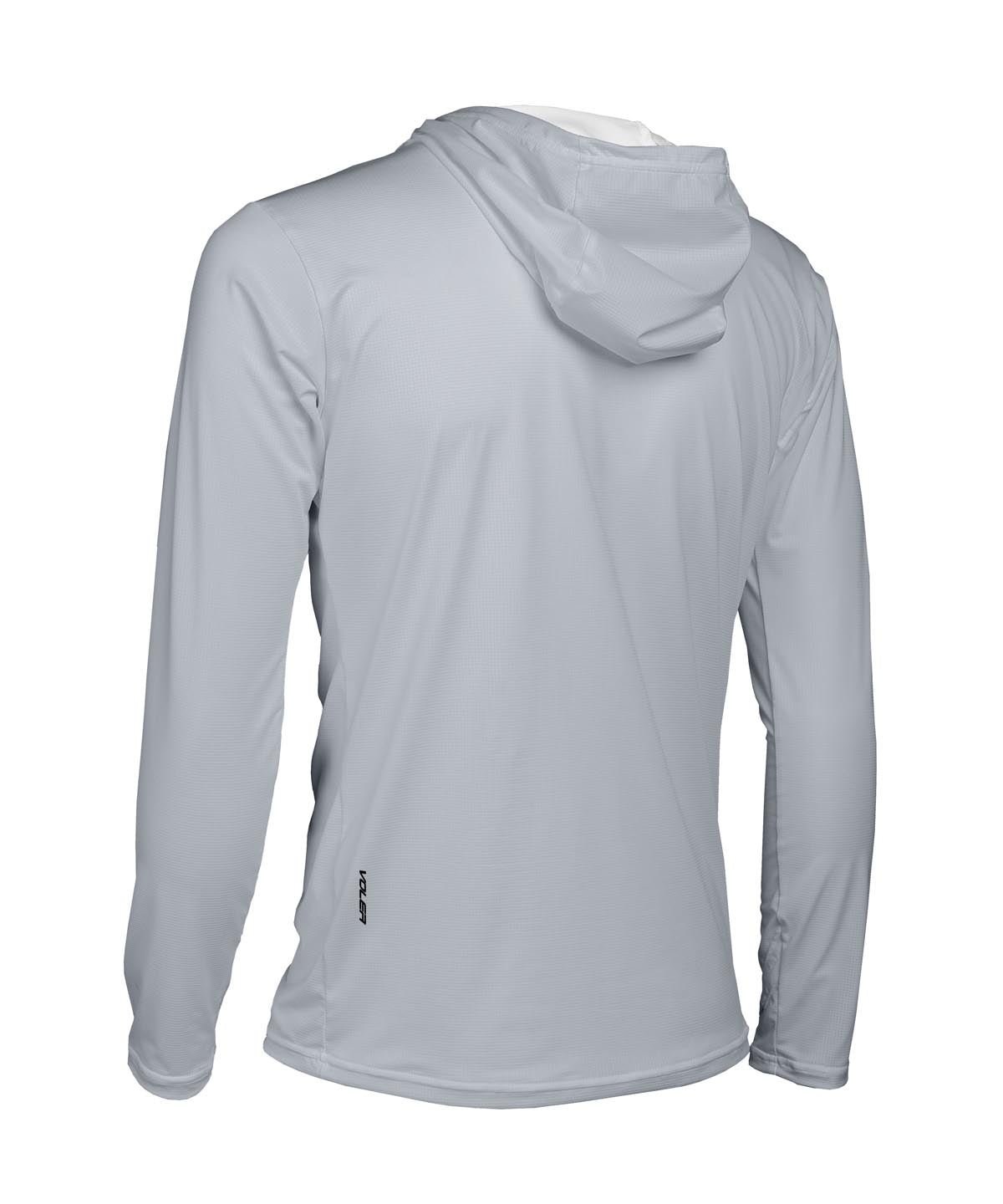 M. ENDURANCE AIR SUN HOODIE - SOLID - Voler - CLOUD GREY - 1T1022DCGR