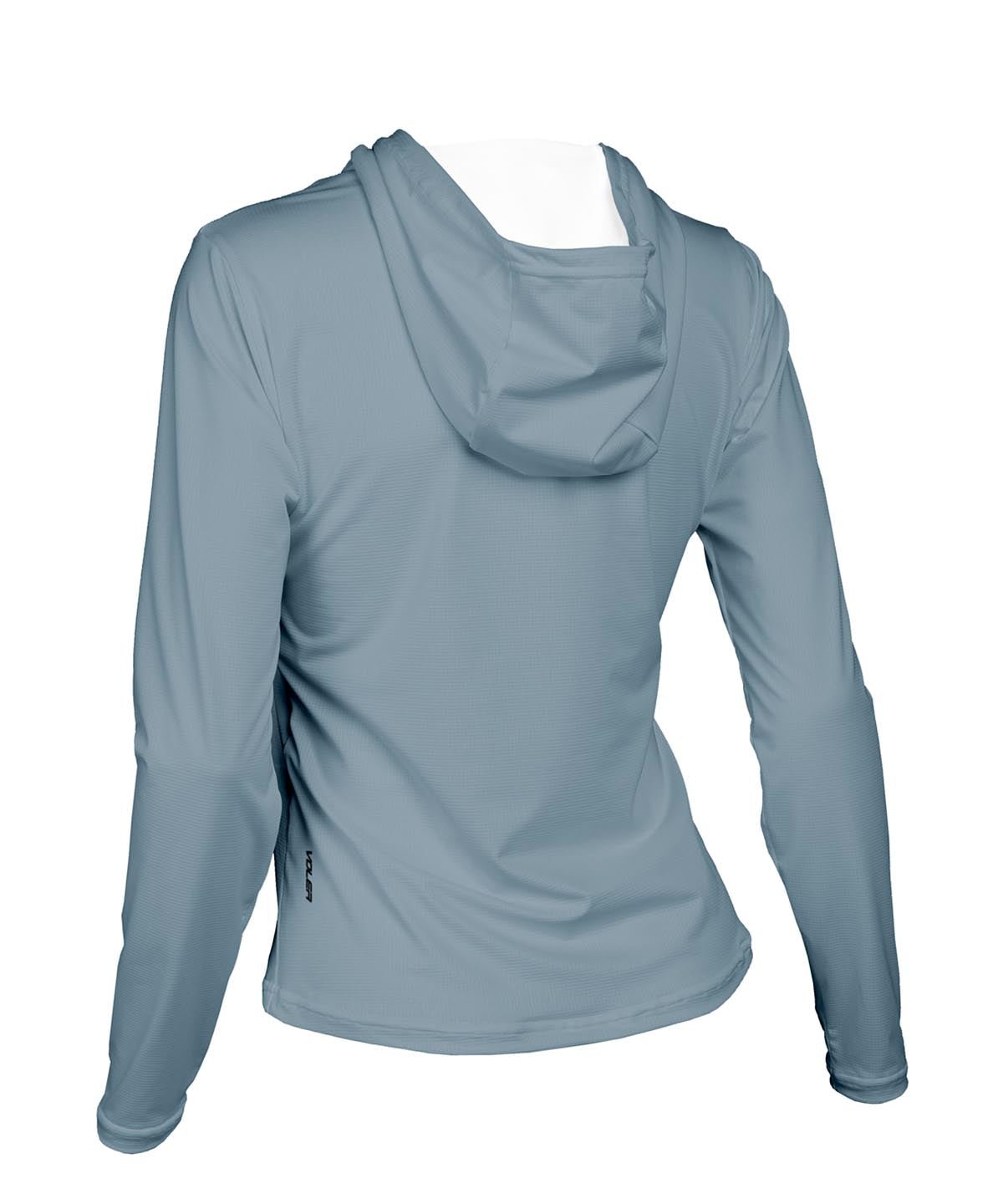 W. ENDURANCE AIR SUN HOODIE - SOLID - Voler - STORM BLUE - 1T2022DSTM
