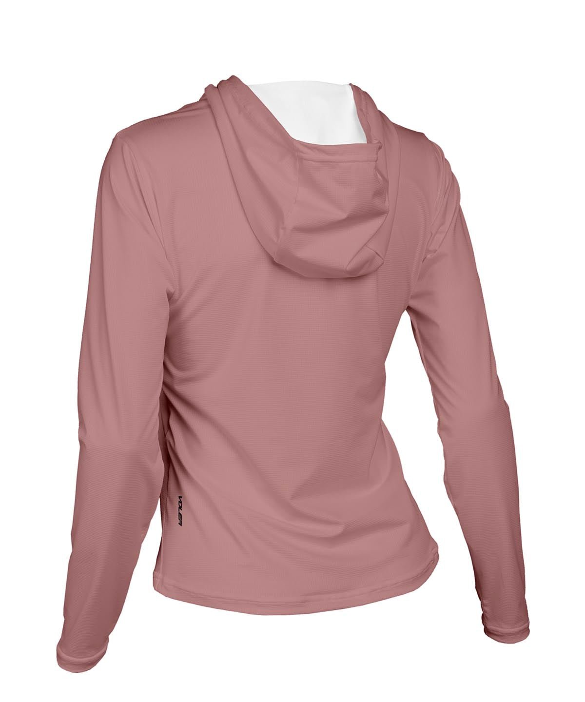 W. ENDURANCE AIR SUN HOODIE - SOLID - Voler - ROSEWOOD - 1T2022DROS