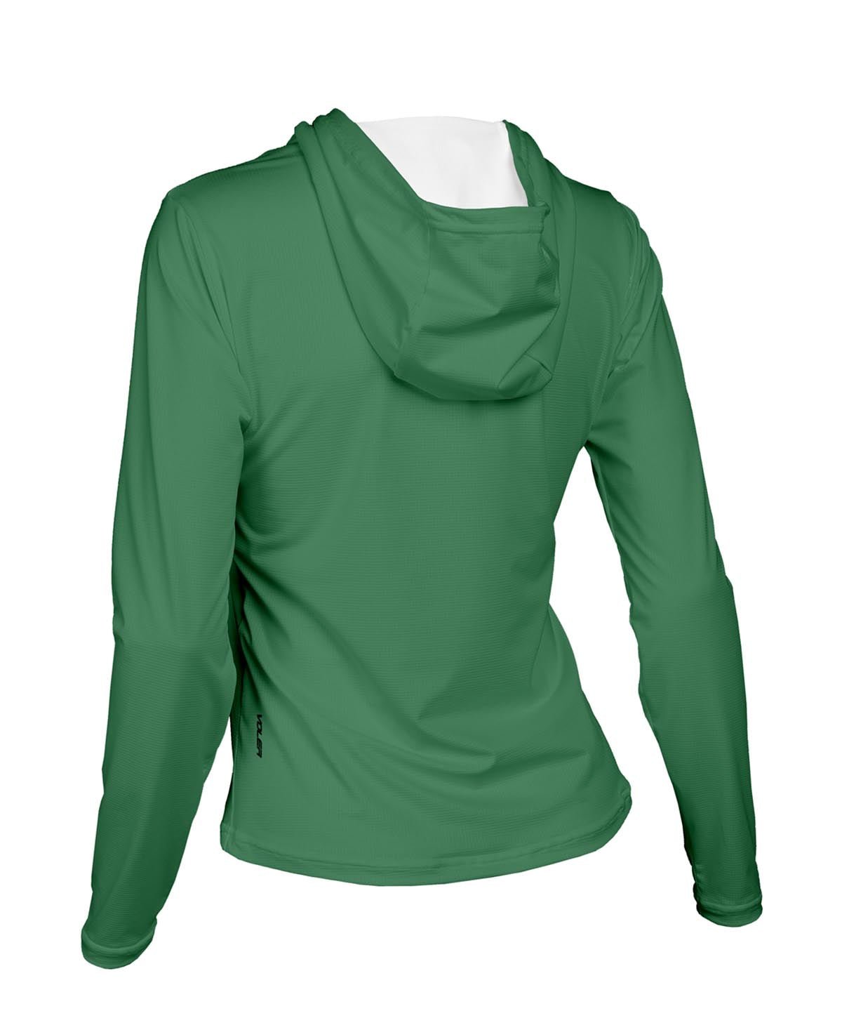 W. ENDURANCE AIR SUN HOODIE - SOLID - Voler - CACTUS GREEN - 1T2022DCTS