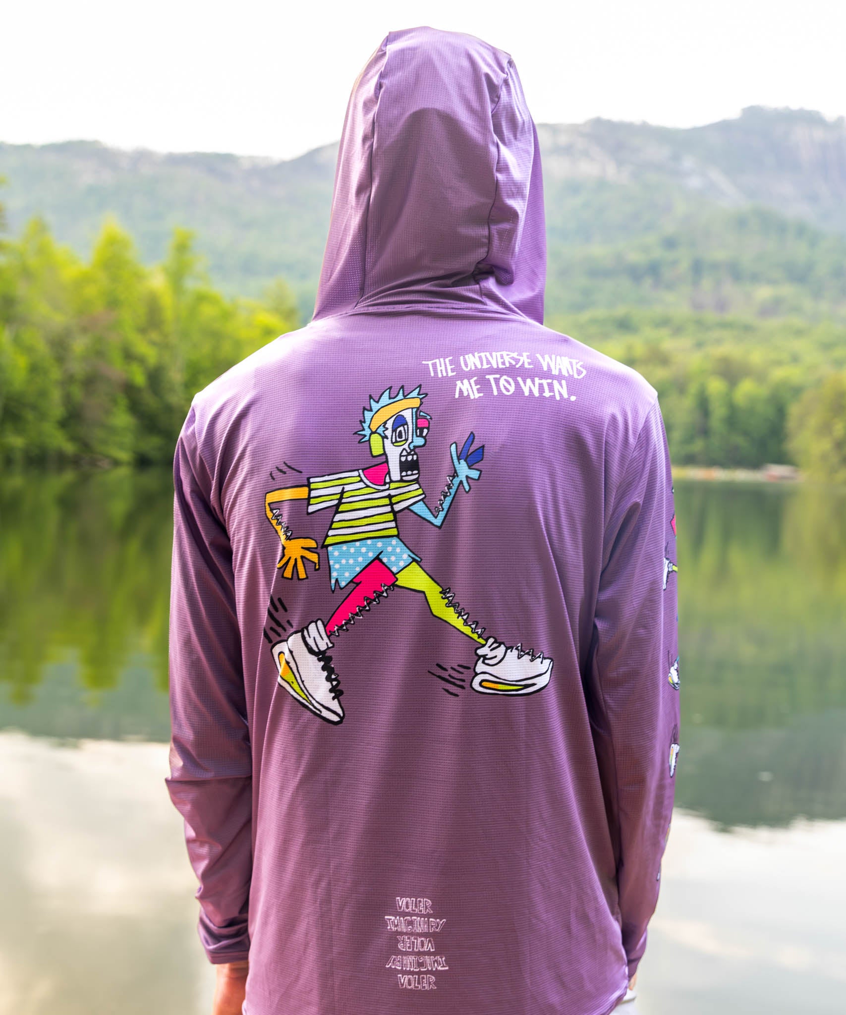 M. ENDURANCE AIR HOODIE - IMAGINARY RUN CLUB - Voler - SALT - 1T1022PSLT
