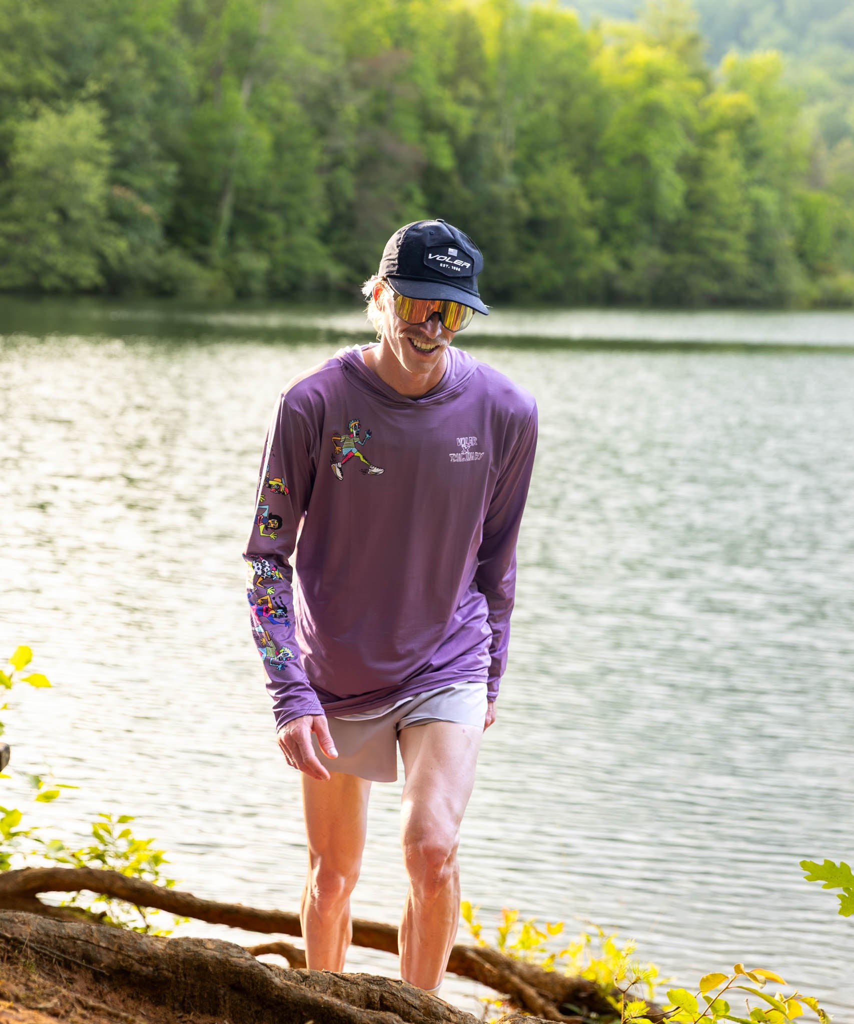 M. ENDURANCE AIR HOODIE - IMAGINARY RUN CLUB - Voler - SALT - 1T1022PSLT