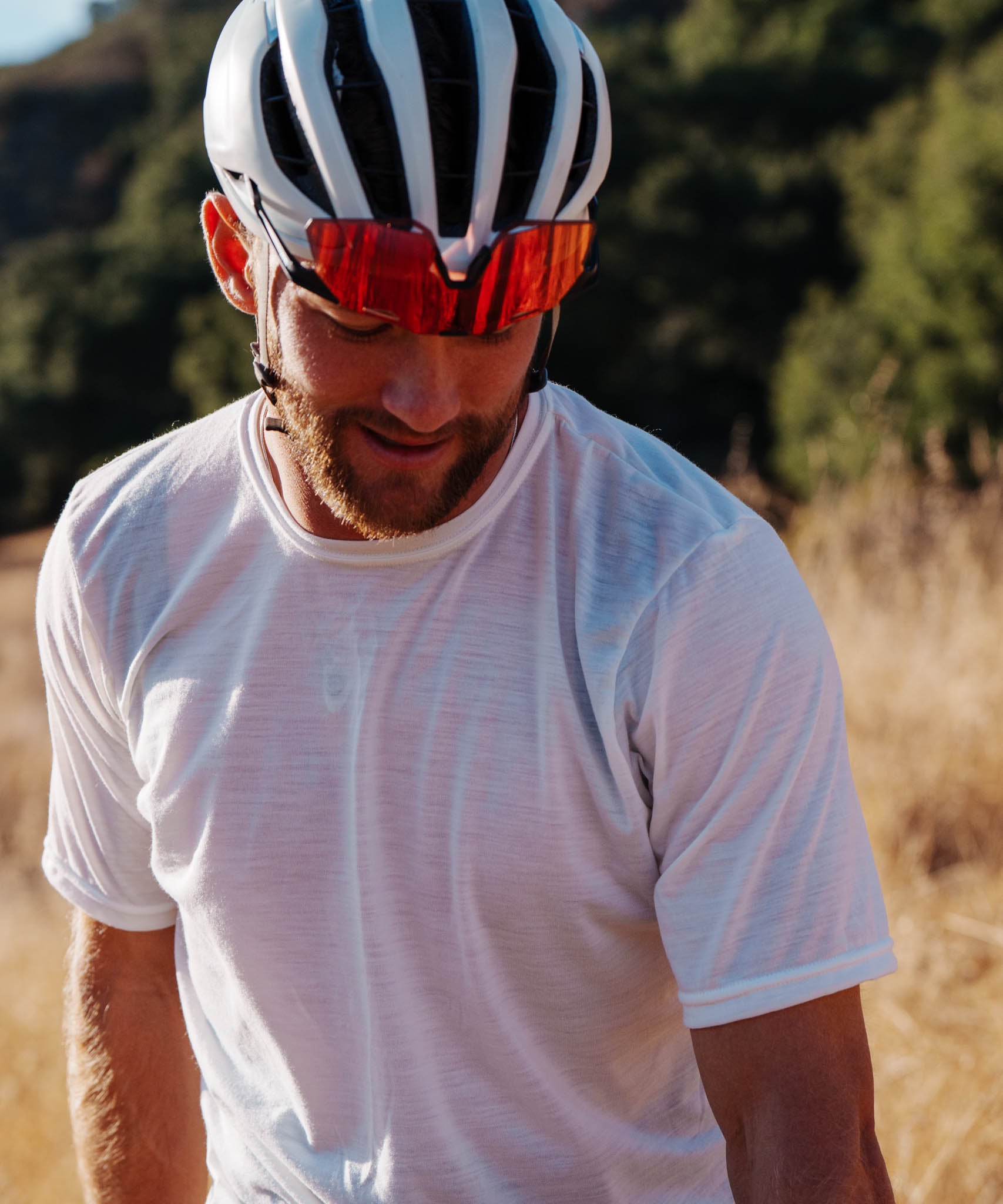 M. LIGHTWEIGHT MERINO TEE - COCONUT - Voler - XSM - 1010N75COC
