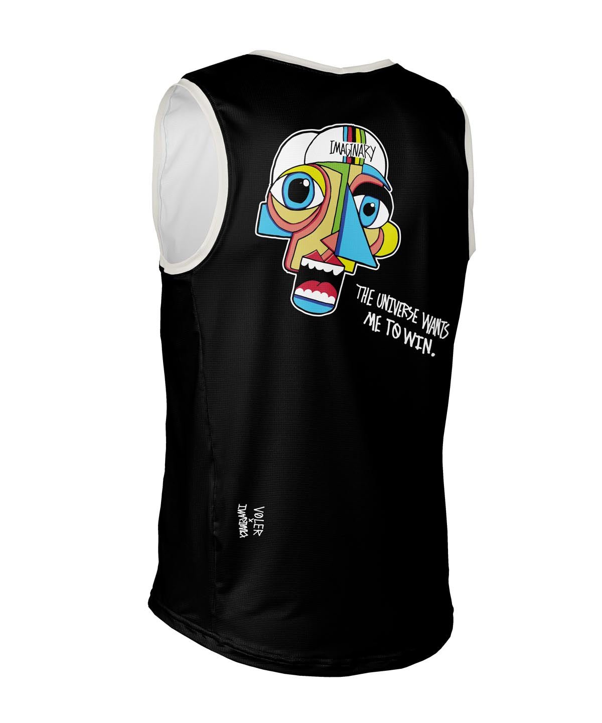 M. ENDURANCE AIR TANK - IMAGINARY CUBIST - Voler - BLACK - 1T10236BLK