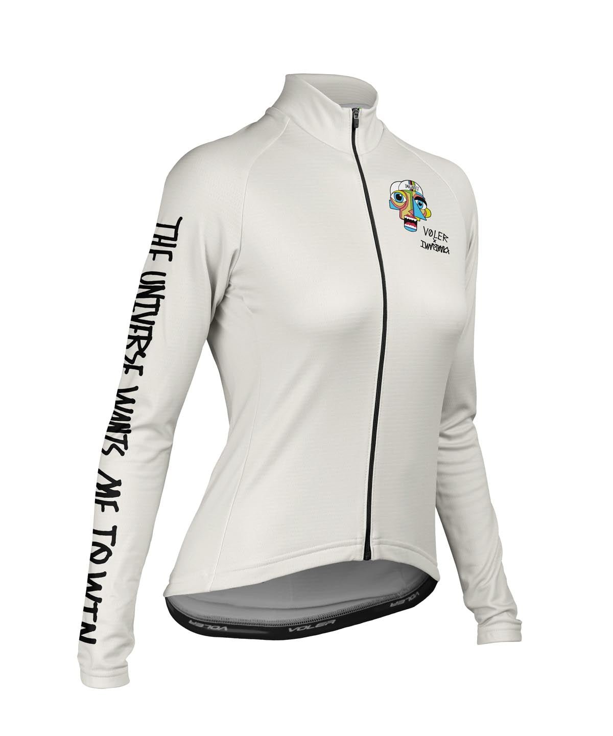 W. PELOTON THERMAL JERSEY - IMAGINARY CUBIST - Voler - SALT - 1T20245SLT