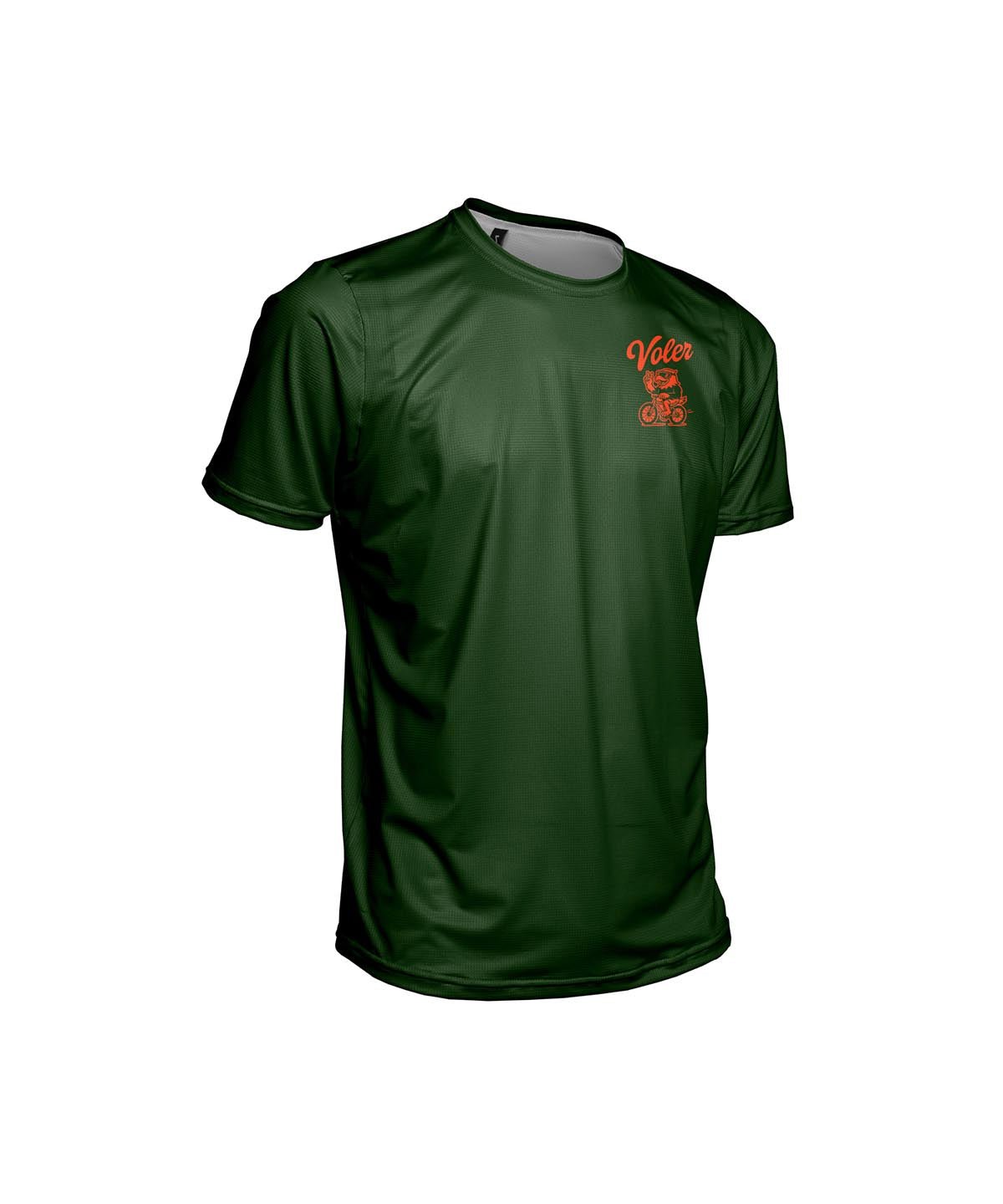 YOUTH ENDURANCE AIR TEE - AERO THE EAGLE - Voler - OLIVE - 1T3023TOLV