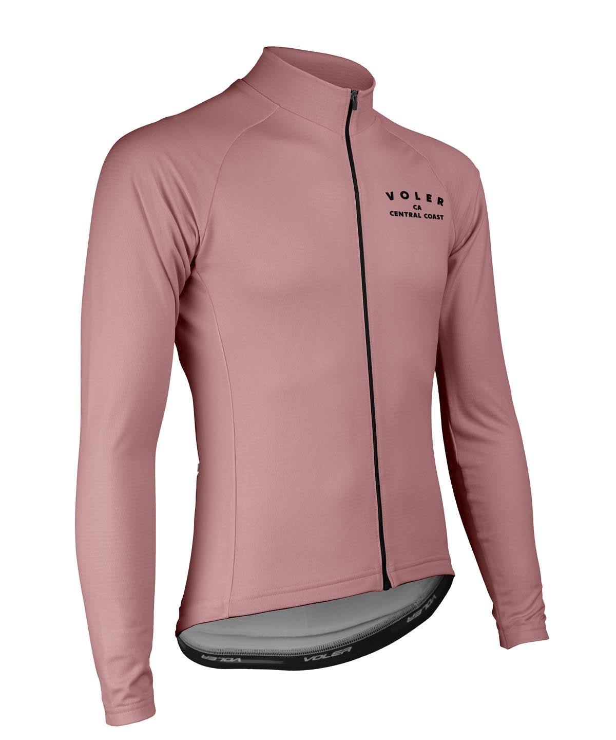 M. PELOTON THERMAL JERSEY - QLTY APPAREL - Voler - ROSEWOOD - 1T10246ROS
