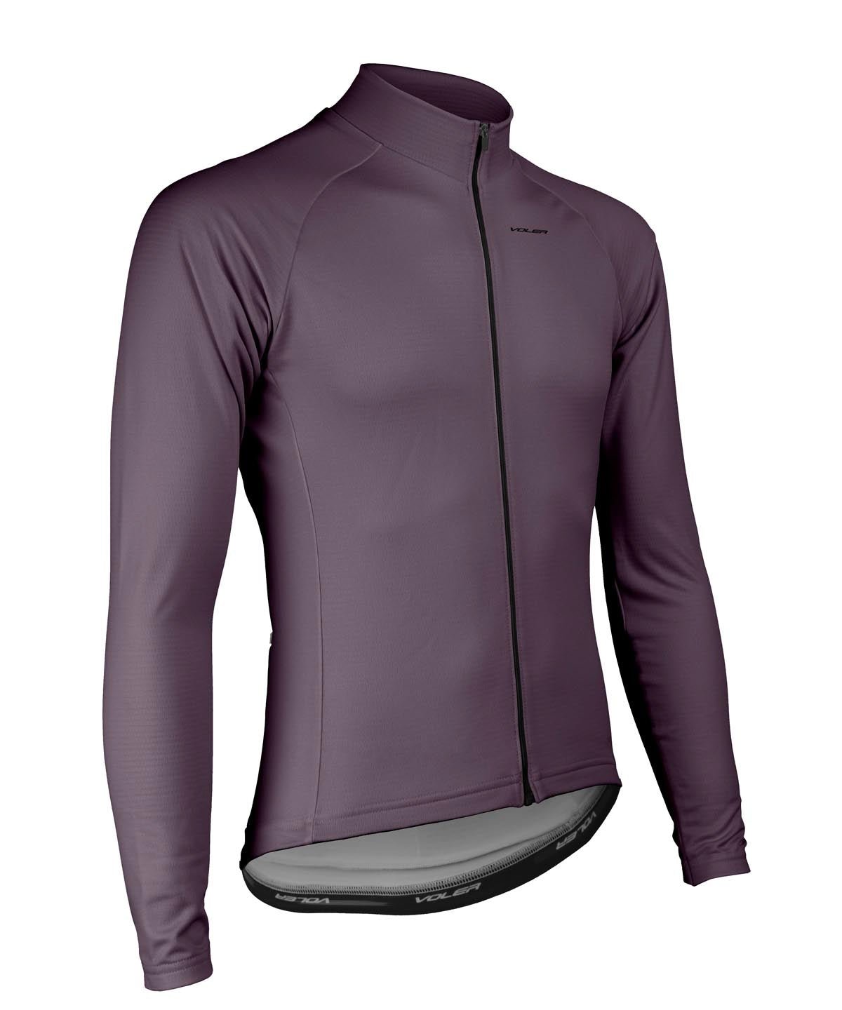M. PELOTON THERMAL JERSEY - SOLID - Voler - WASHED PLUM - 1T1024RWPL