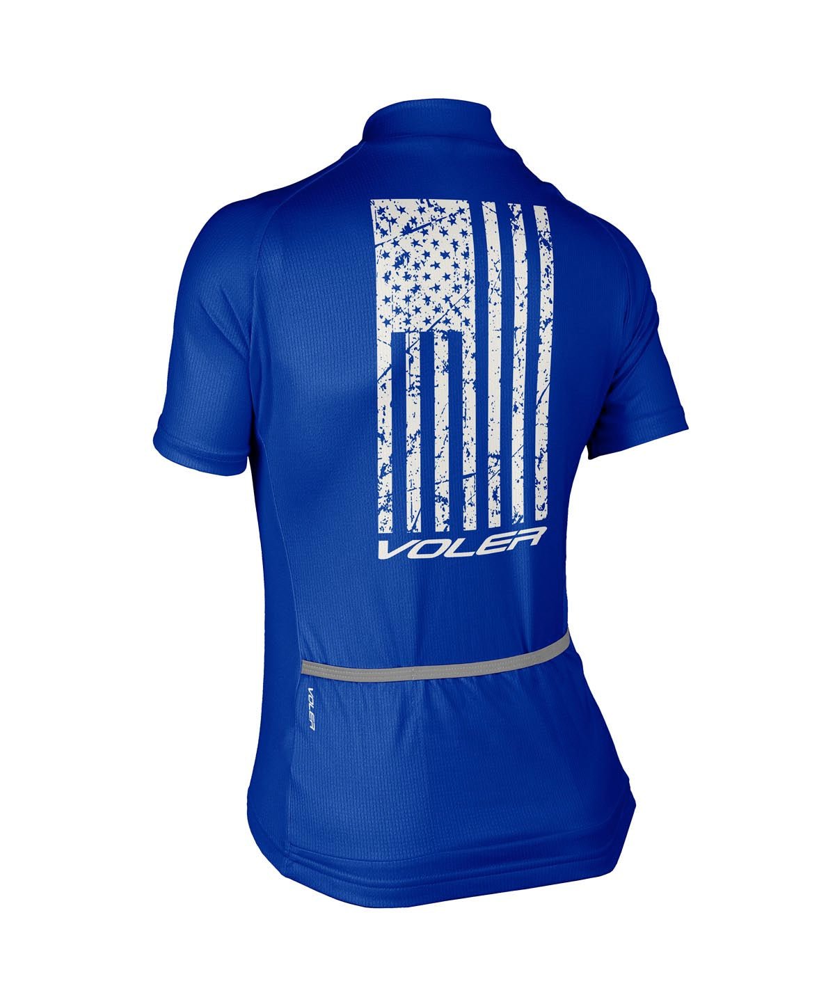 W. PELOTON RACE JERSEY - NEVER QUIT - Voler - COBALT - 1T2022VCOB