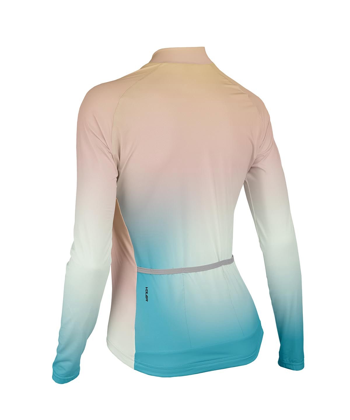 W. PELOTON COASTAL LS JERSEY - ETHEREAL - Voler - ROSEWOOD - 1T2022TROS