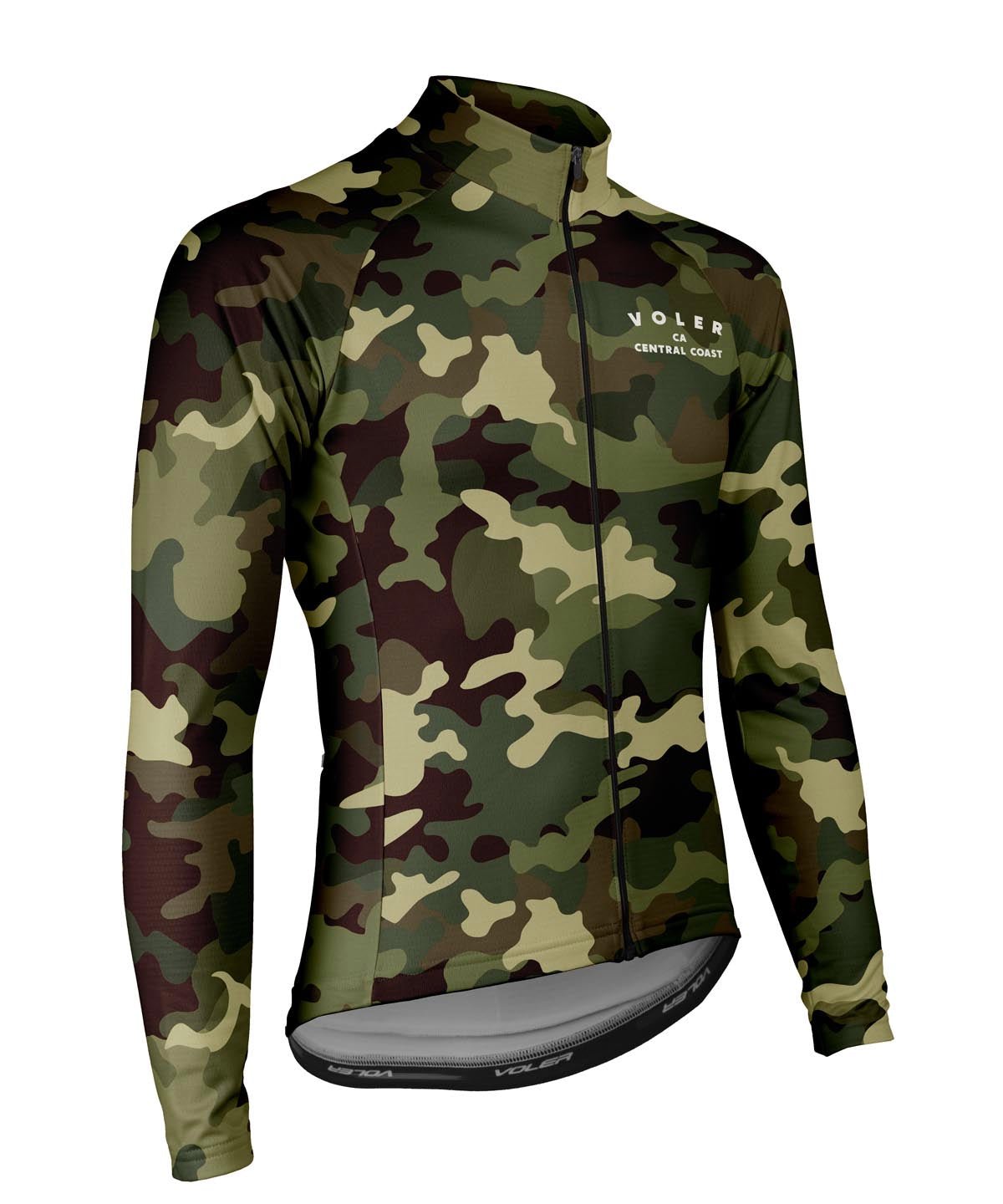 M. PELOTON THERMAL JERSEY - QLTY APPAREL - Voler - ESPRESSO CAMO - 1T10246PRT
