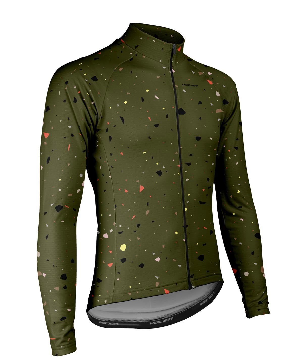 M. PELOTON THERMAL JERSEY - TERRAZZO - Voler - ARMY GREEN - 1T1024JARM