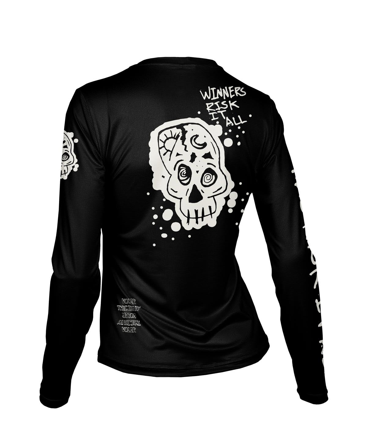 W. ENDURANCE AIR LS TEE - IMAGINARY WINNERS - Voler - BLACK - 1T2023QBLK
