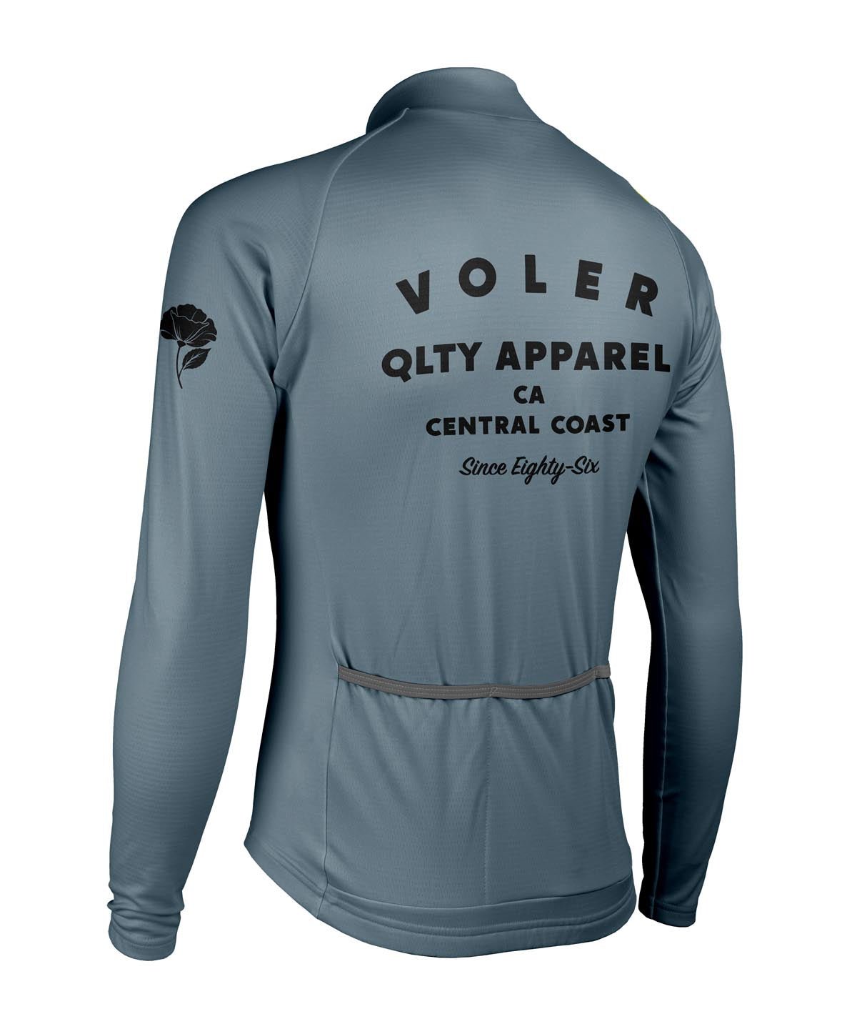 M. PELOTON THERMAL JERSEY - QLTY APPAREL - Voler - STORM BLUE - 1T10246STM