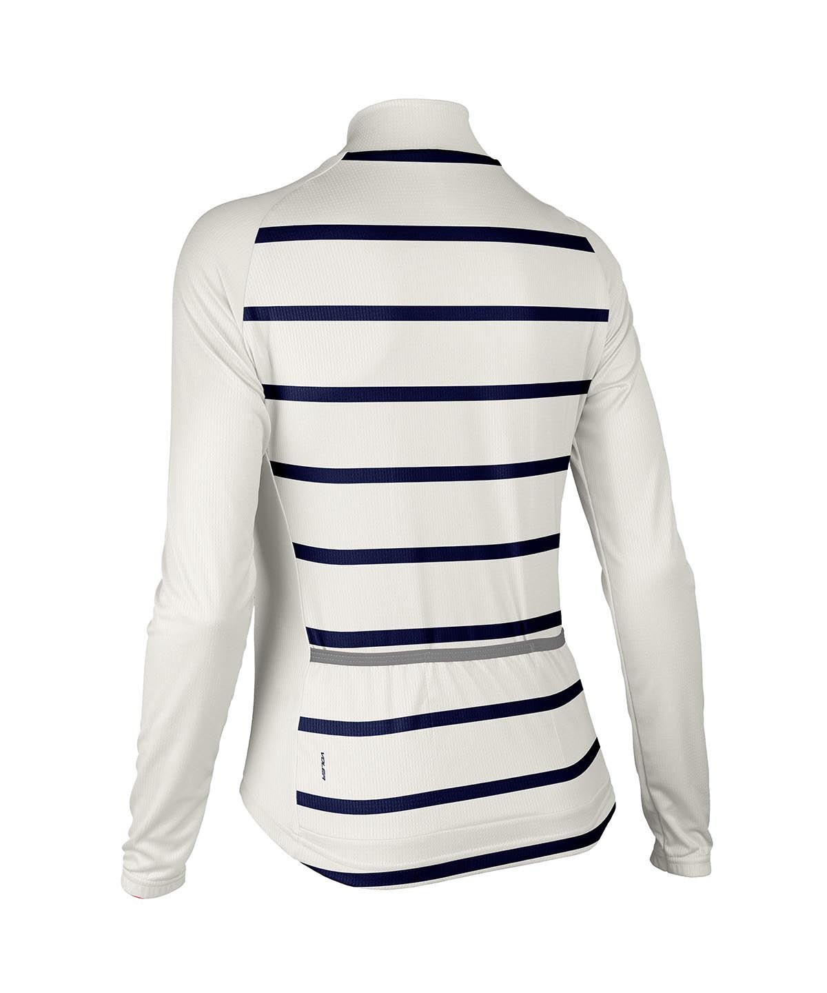 W. PELOTON THERMAL JERSEY - CLEAN LINES - Voler - SALT AND NAVY - 1T2024DSNV