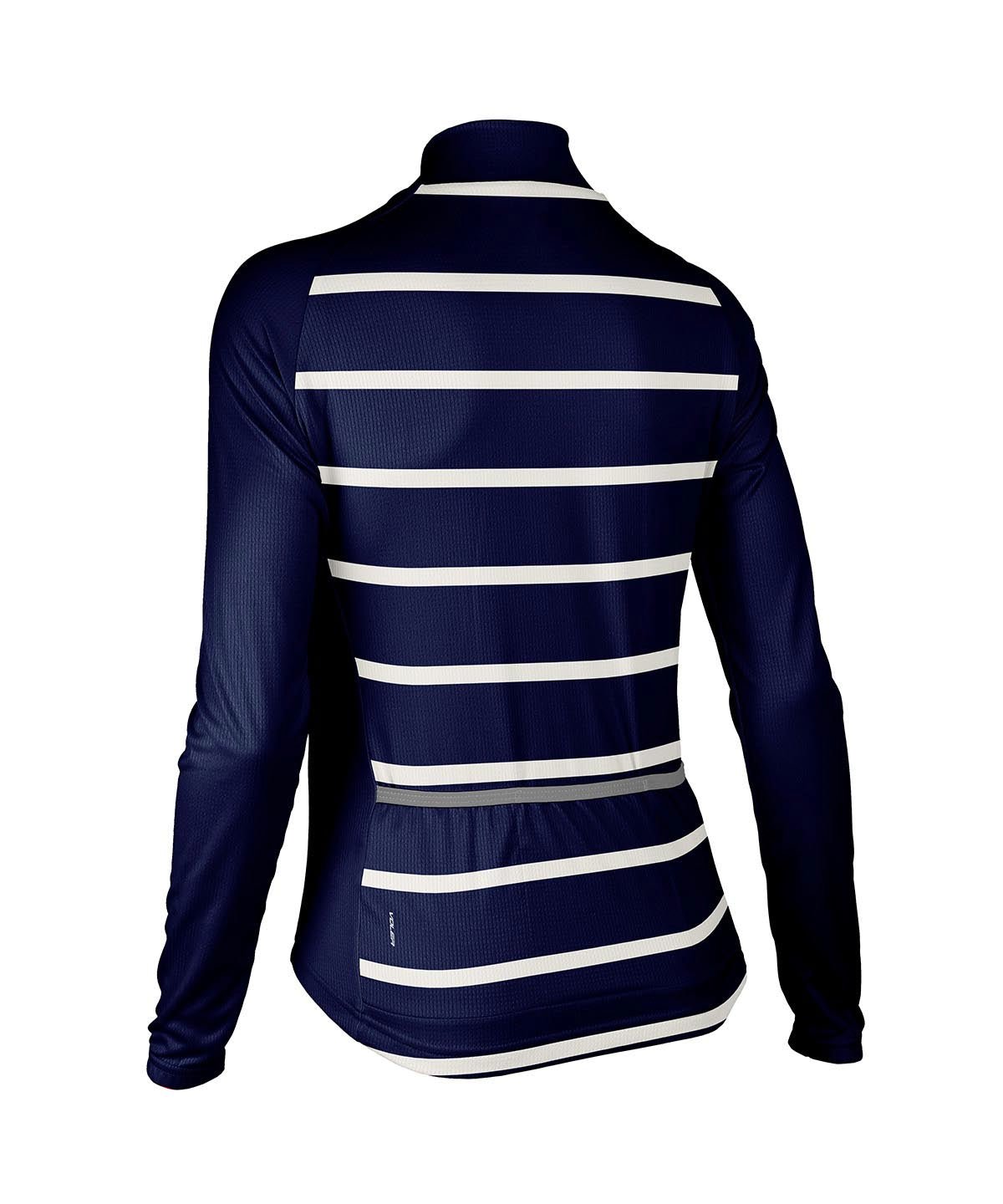 W. PELOTON THERMAL JERSEY - CLEAN LINES - Voler - NAVY AND SALT - 1T2024DNSL