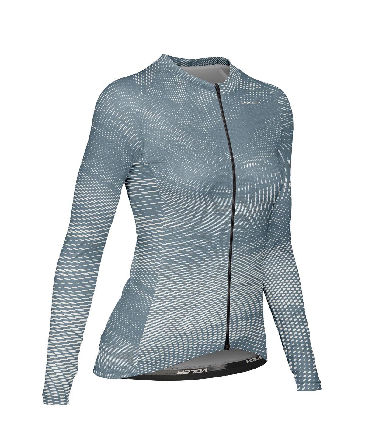W. VELOCITY AIR LS JERSEY - REVERB - Voler - STORM BLUE - 1T2021TSTM