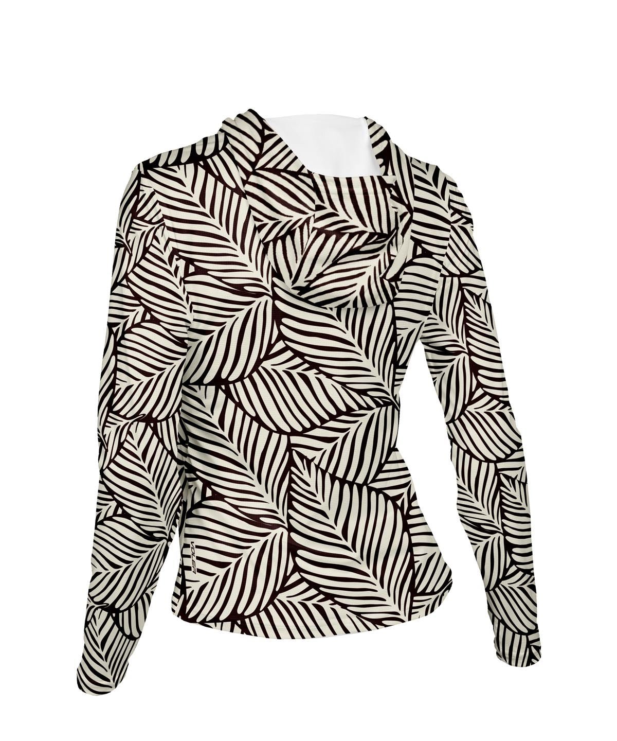 W. ENDURANCE AIR SUN HOODIE - LOTO BLANCO - Voler - ESPRESSO - 1T2024PESP