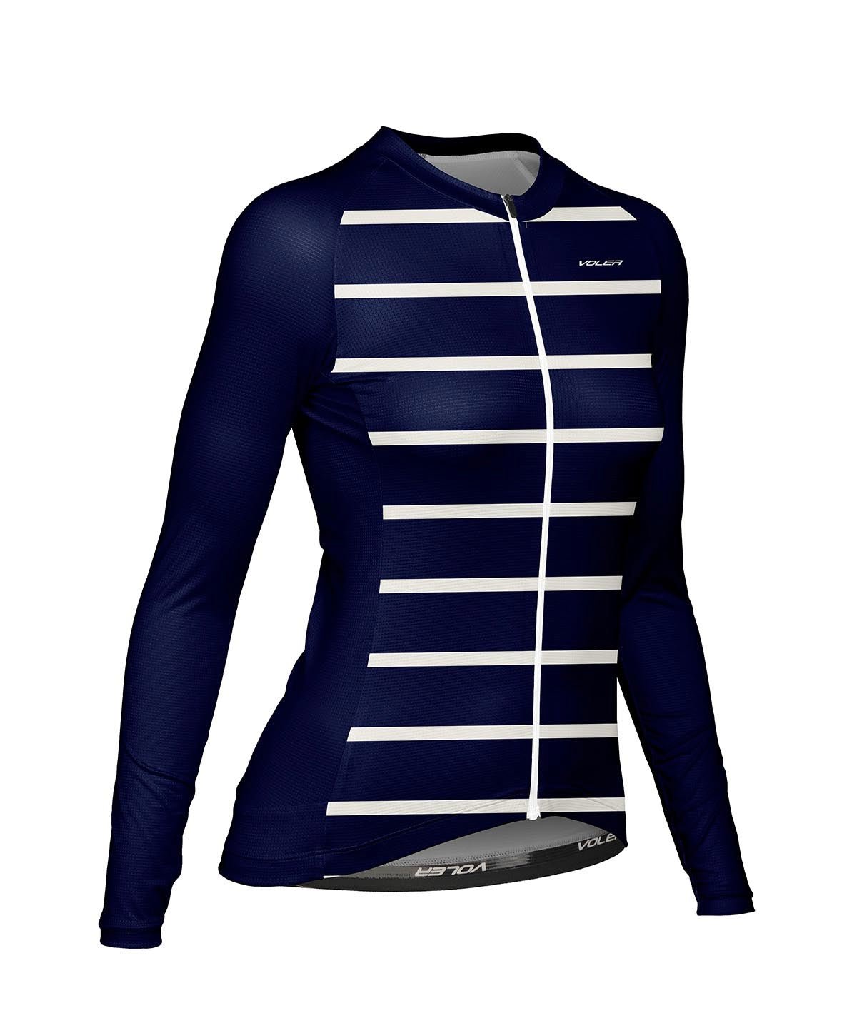 W. VELOCITY AIR LS JERSEY - CLEAN LINES - Voler - NAVY AND SALT - 1T20249NSL