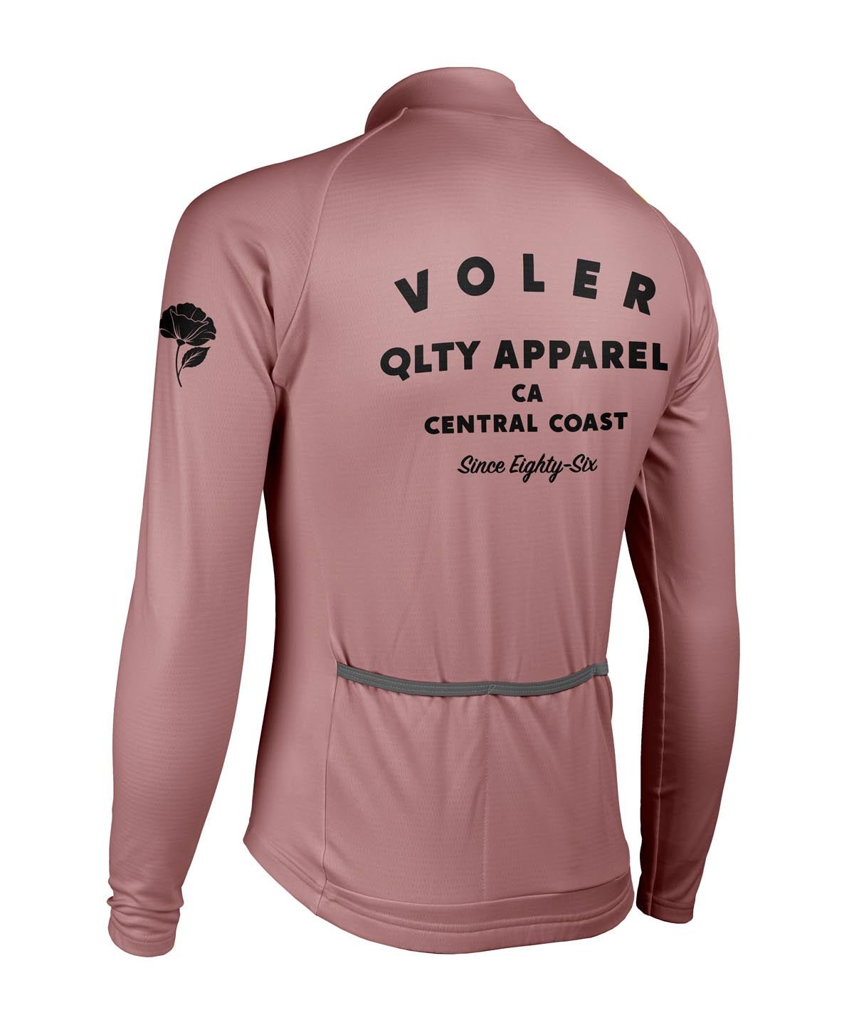 M. PELOTON THERMAL JERSEY - QLTY APPAREL - Voler - ROSEWOOD - 1T10246ROS
