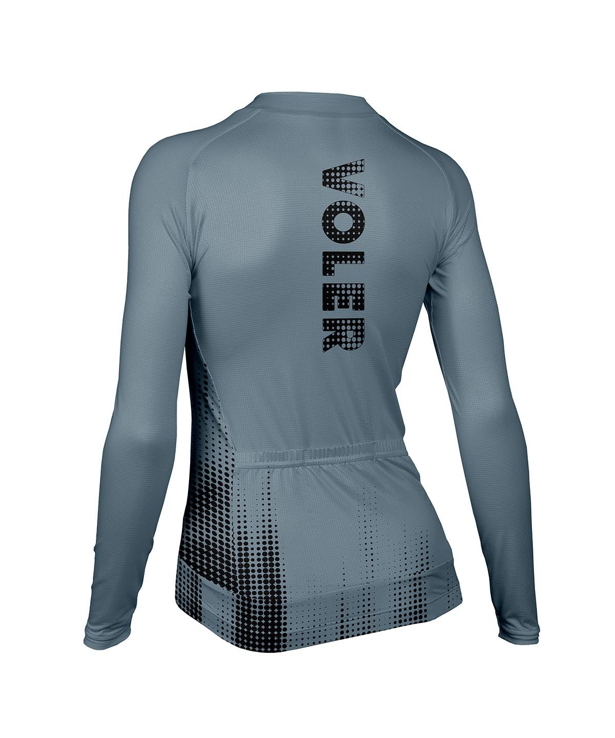 W. VELOCITY AIR LS JERSEY - VOLER VERT - Voler - STORM BLUE AND BLACK - 1T2023HSTM