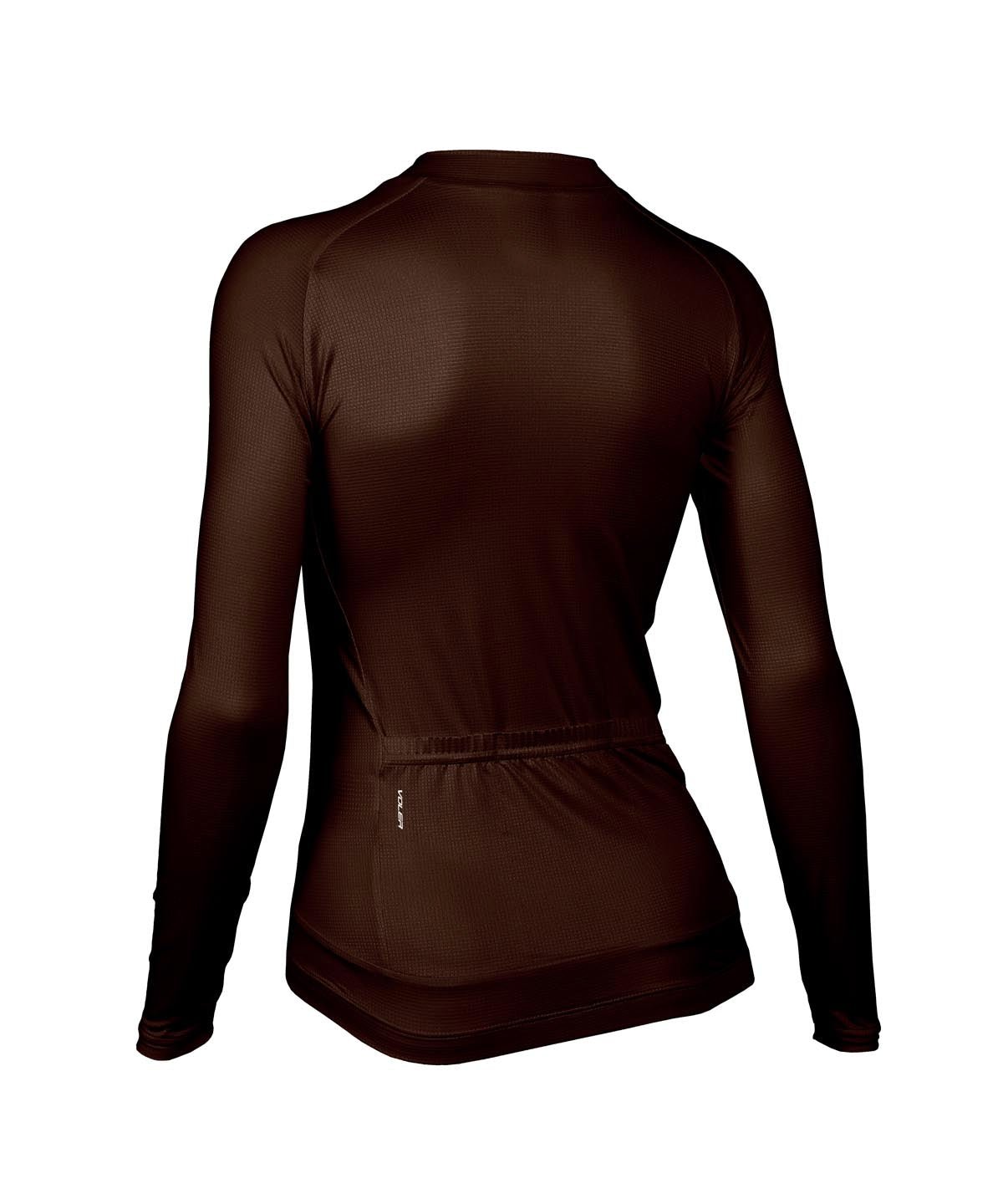 W. VELOCITY AIR LS JERSEY - SOLID - Voler - ESPRESSO - 1T20229ESP