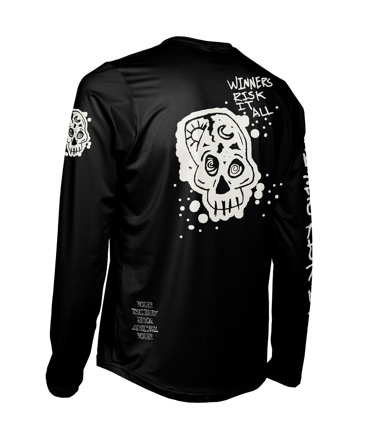 M. ENDURANCE AIR LS TEE - IMAGINARY WINNERS - Voler - BLACK - 1T1023QBLK