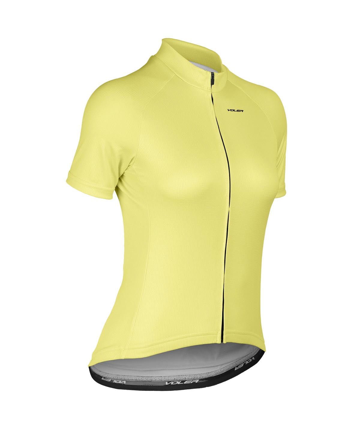 W. PELOTON JERSEY - SOLID - Voler - LEMON SORBET - 1T2022BLSR