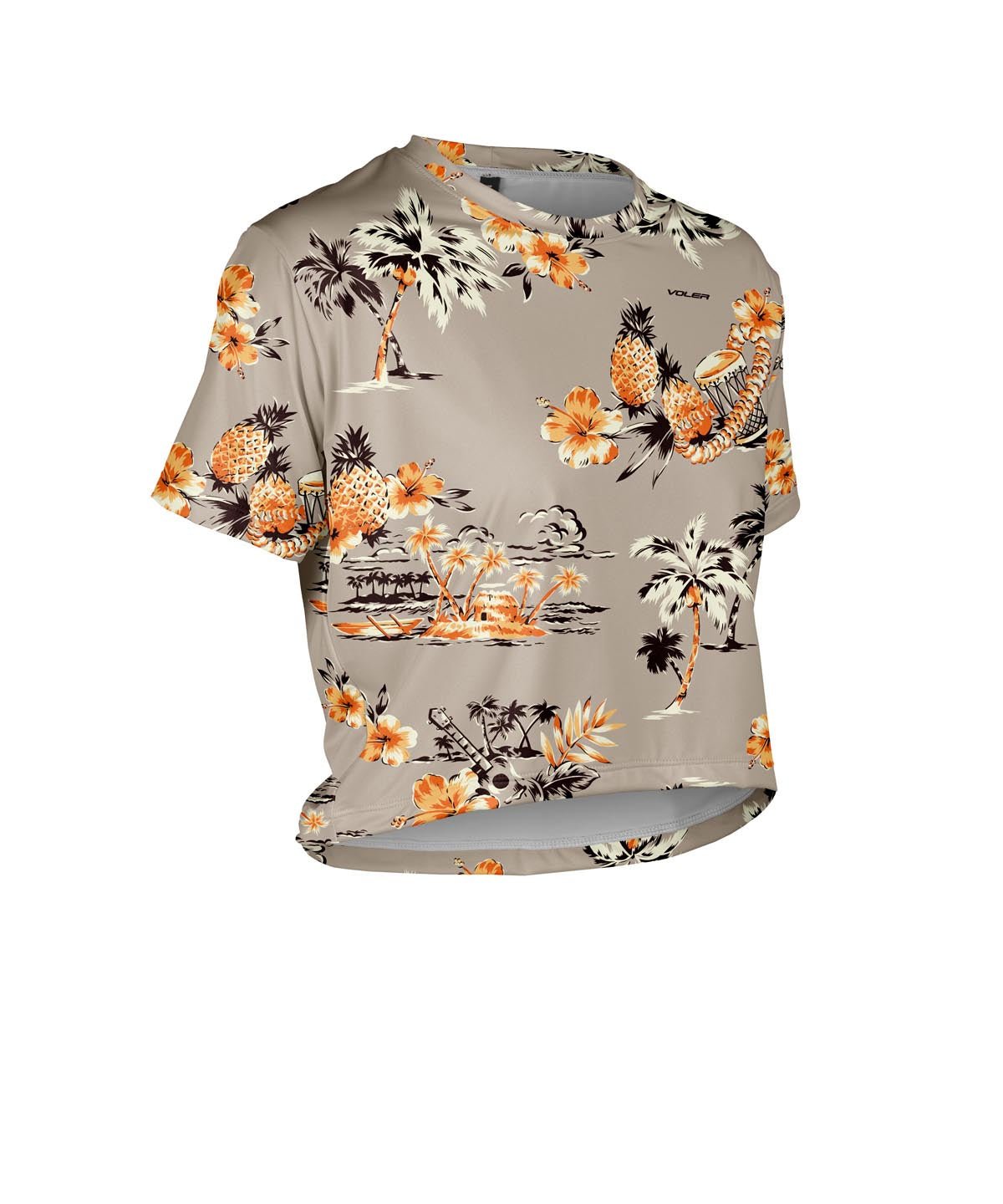 W. CROP TEE - LOTO BLANCO - Voler - SAND - 1T20240SND