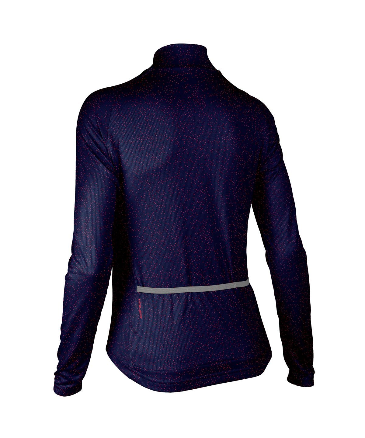 W. PELOTON THERMAL JERSEY - DOT FIELD - Voler - NAVY - 1T2024MNVY
