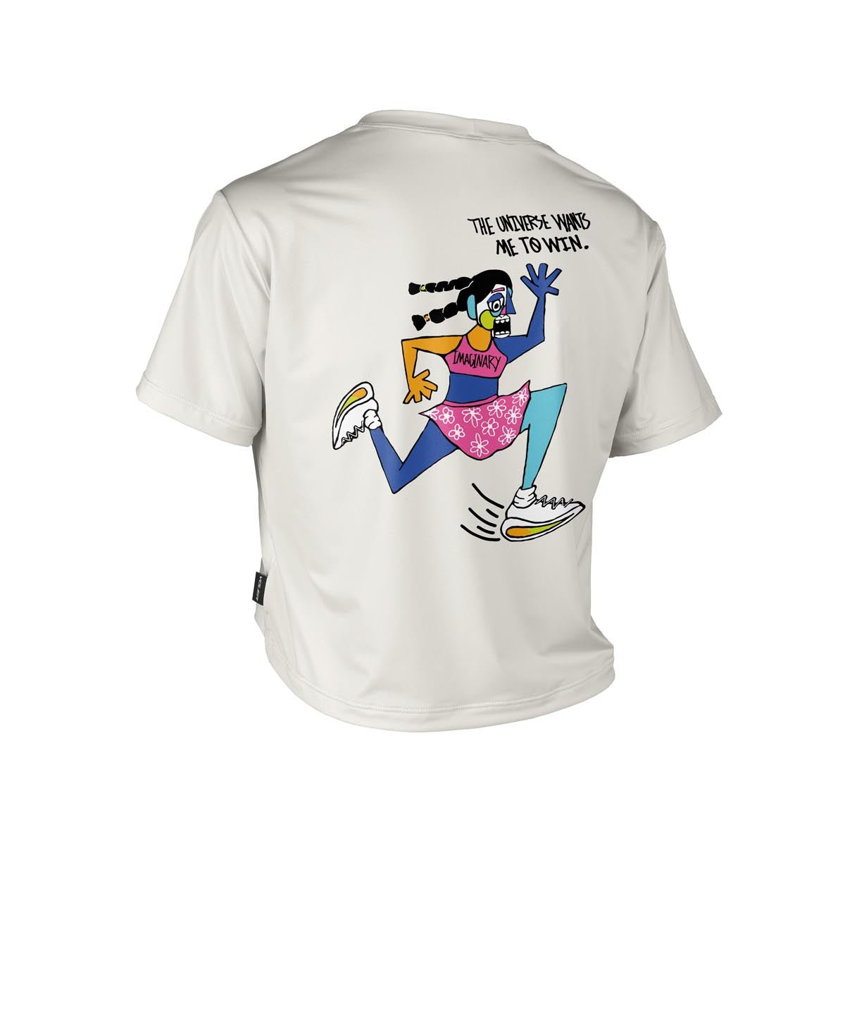 W. CROP TEE - IMAGINARY RUN CLUB - Voler - SALT - 1T2022RSLT