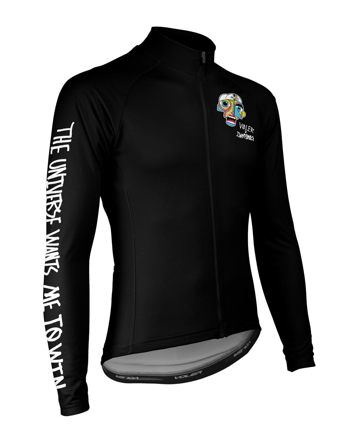 M. PELOTON THERMAL JERSEY - IMAGINARY CUBIST - Voler - BLACK - 1T10245BLK