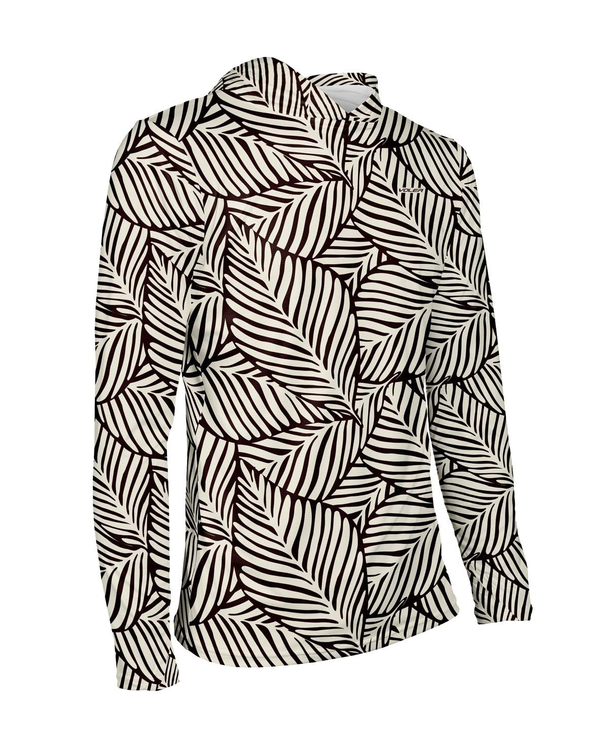 M. ENDURANCE AIR SUN HOODIE - LOTO BLANCO - Voler - ESPRESSO - 1T1024PESP