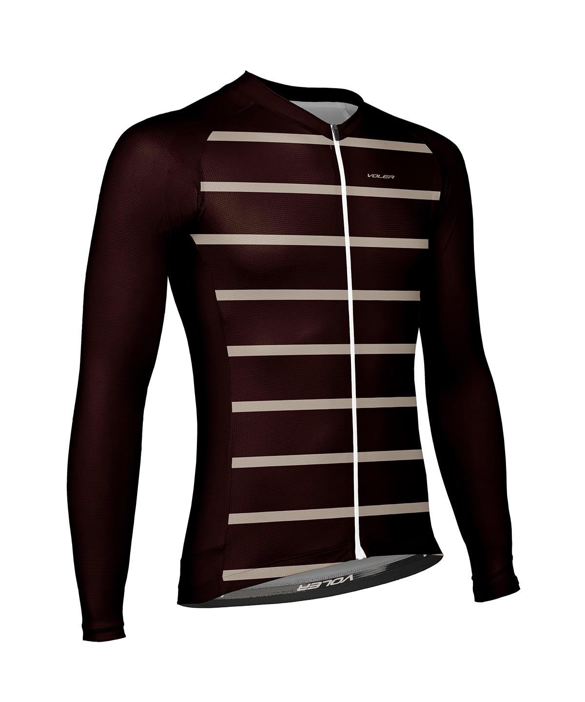 M. VELOCITY AIR LS JERSEY - CLEAN LINES - Voler - ESPRESSO AND COBBLESTONE - 1T10249ESC