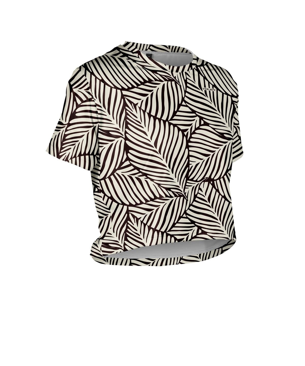 W. CROP TEE - LOTO BLANCO - Voler - ESPRESSO - 1T20240ESP