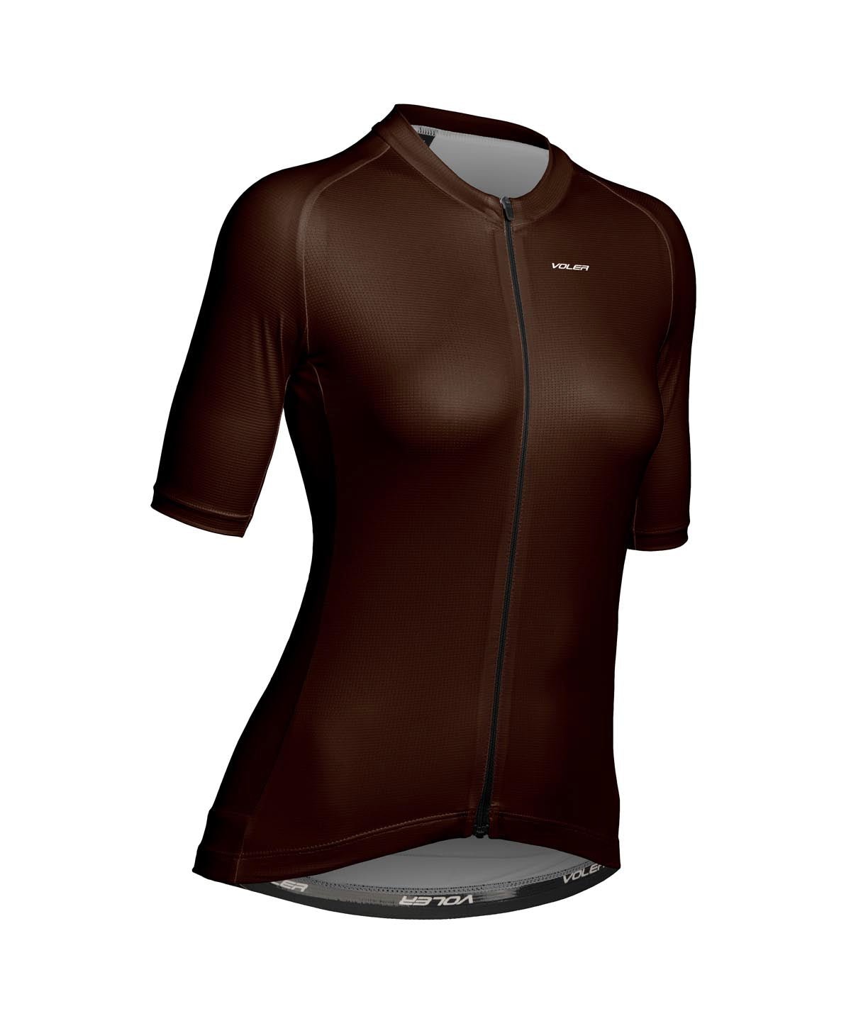 W. VELOCITY AIR JERSEY - SOLID - Voler - ESPRESSO - 1T20228ESP