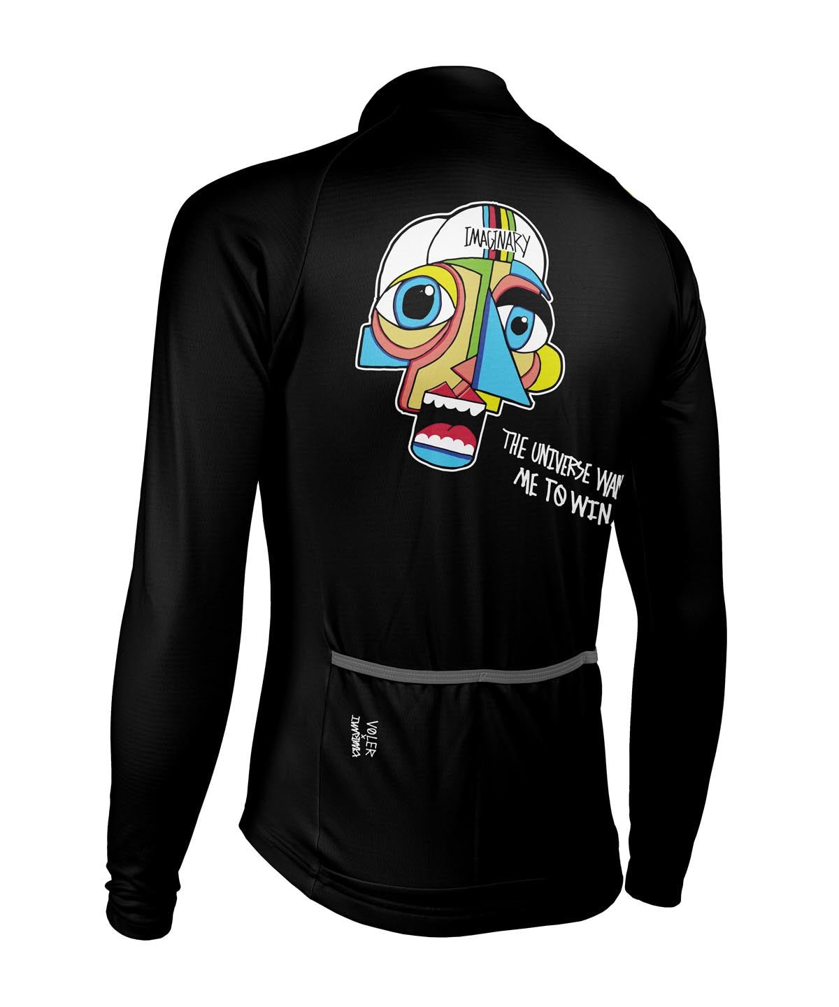 M. PELOTON THERMAL JERSEY - IMAGINARY CUBIST - Voler - BLACK - 1T10245BLK