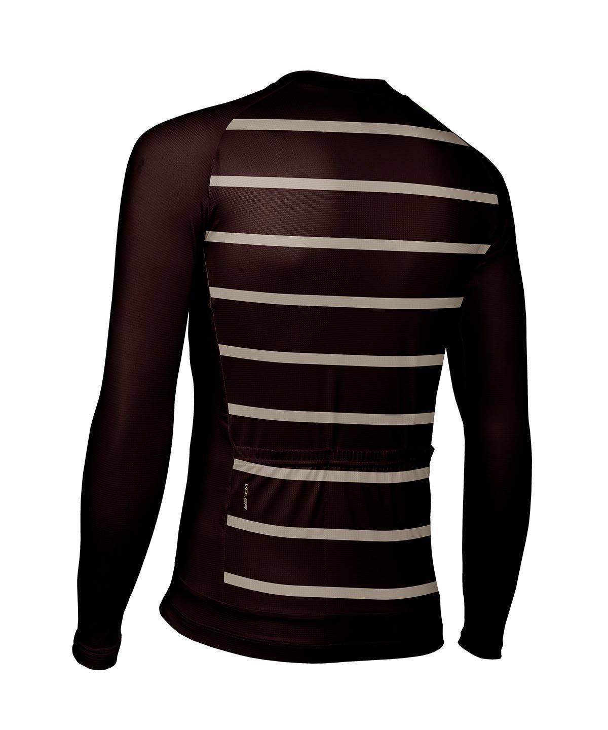 M. VELOCITY AIR LS JERSEY - CLEAN LINES - Voler - ESPRESSO AND COBBLESTONE - 1T10249ESC