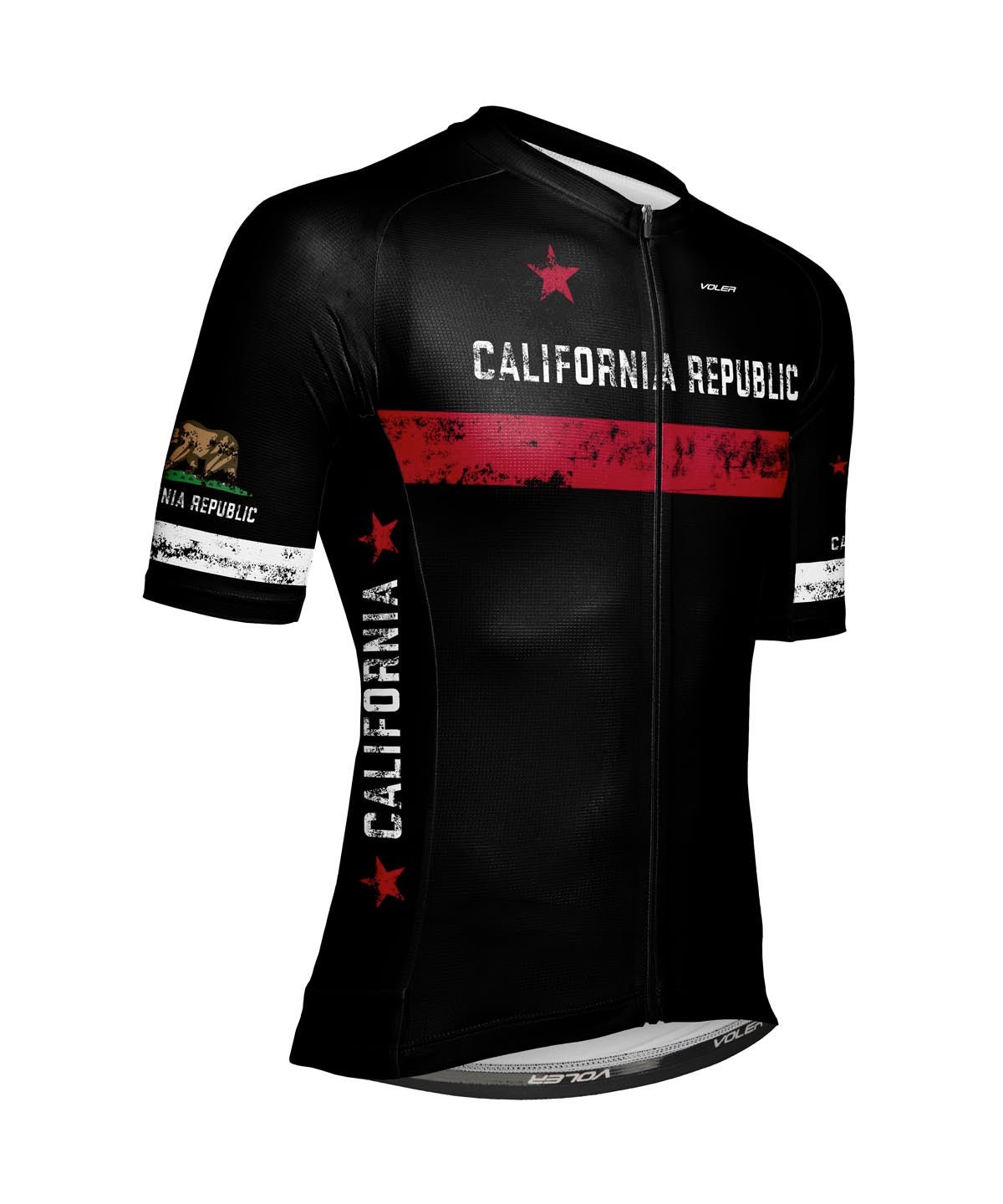 M. VELOCITY AIR JERSEY - CALIFORNIA REPUBLIC - Voler - BLACK - 1T1024FBLK
