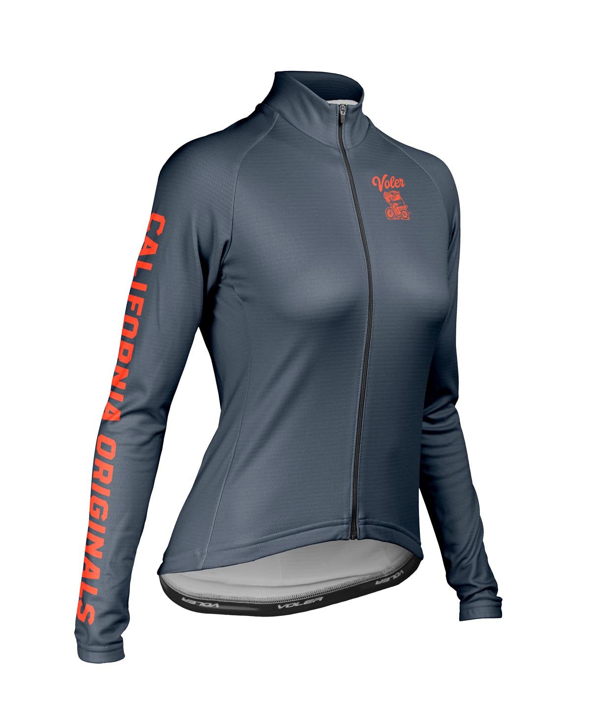W. PELOTON THERMAL JERSEY - AERO THE EAGLE - Voler - BLUE STEEL - 1T2024HBST