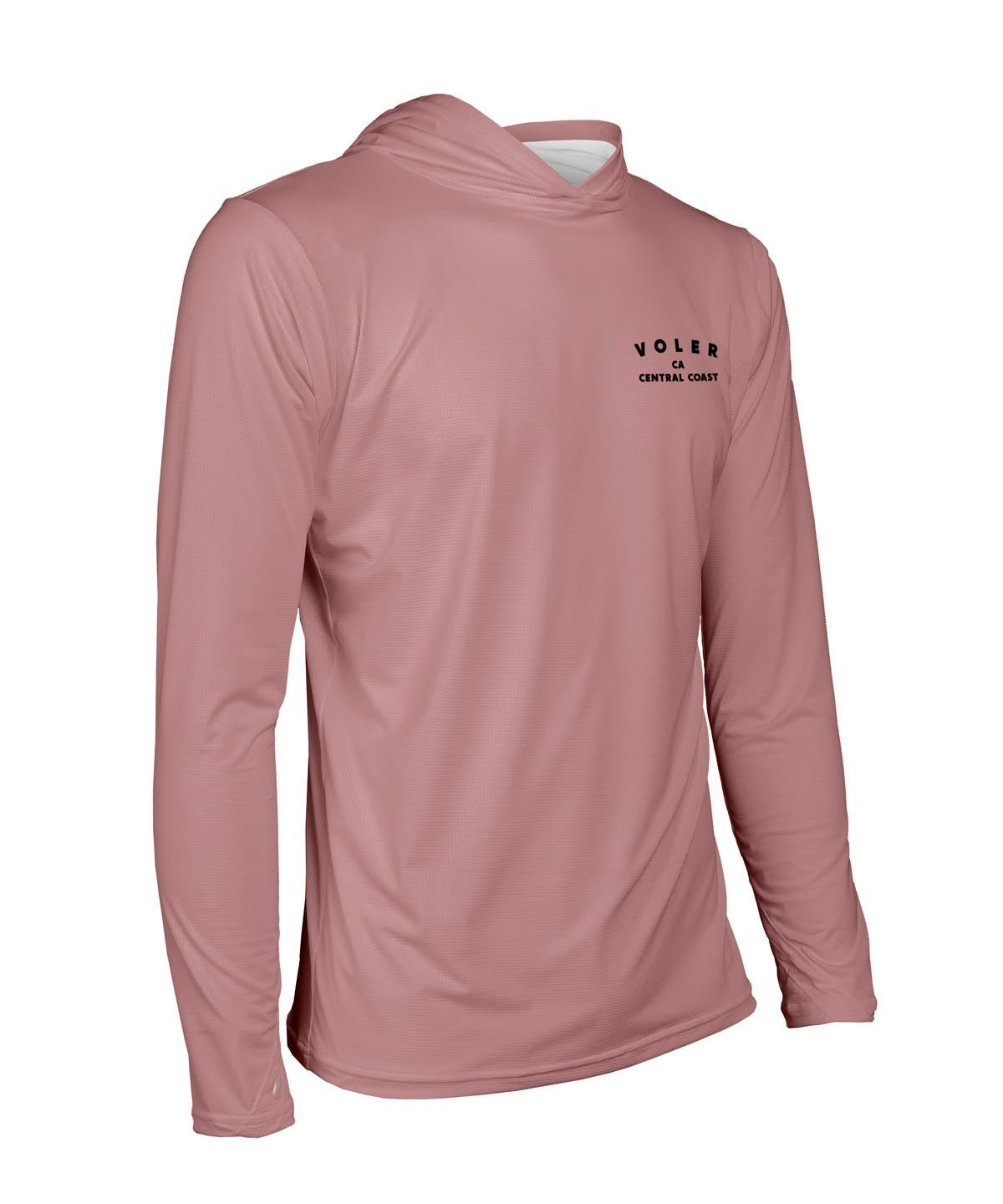 M. ENDURANCE AIR SUN HOODIE - QLTY APPAREL - Voler - ROSEWOOD - 1T1022FROS
