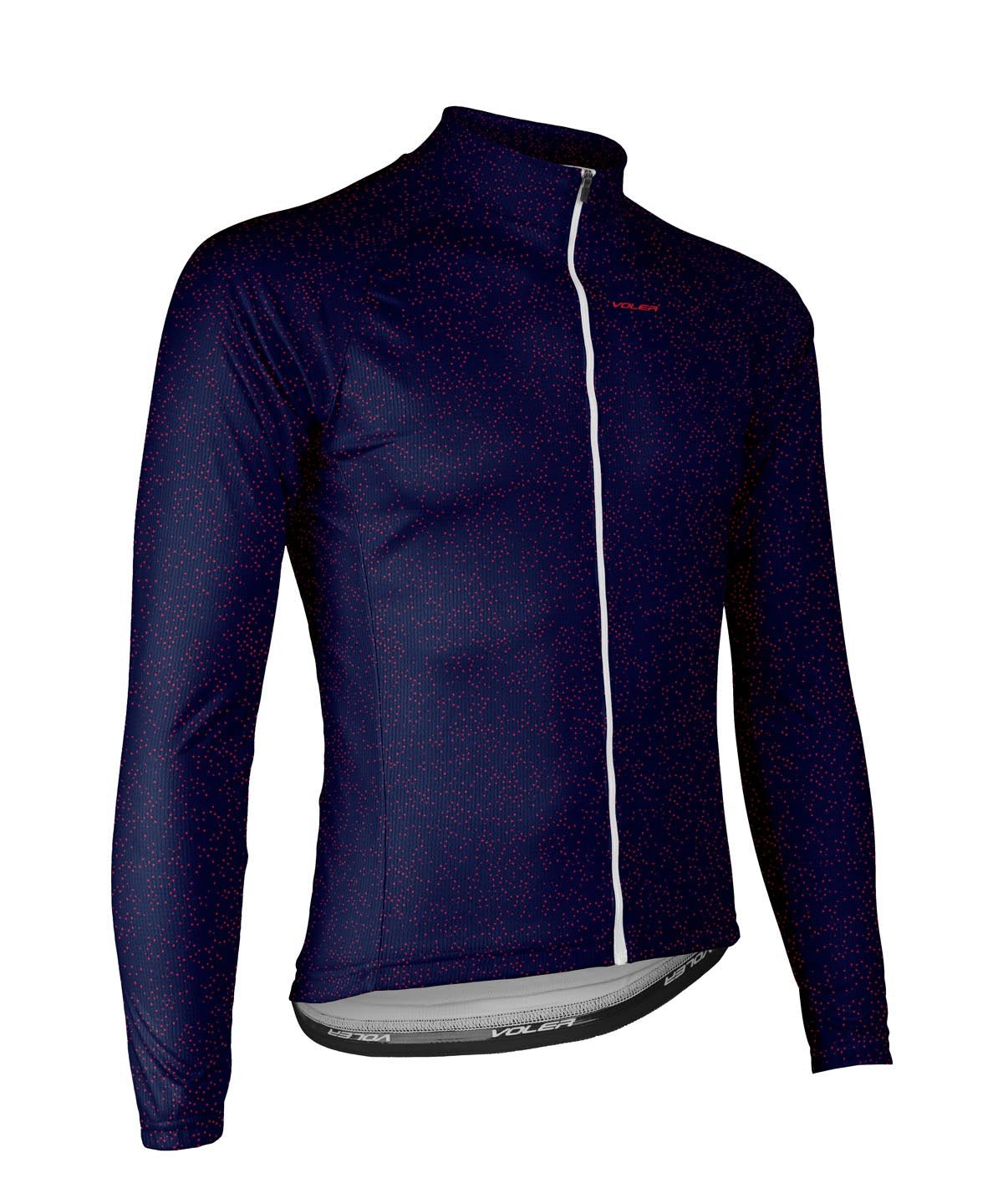 M. PELOTON THERMAL JERSEY - DOT FIELD - Voler - NAVY - 1T1024MNVY