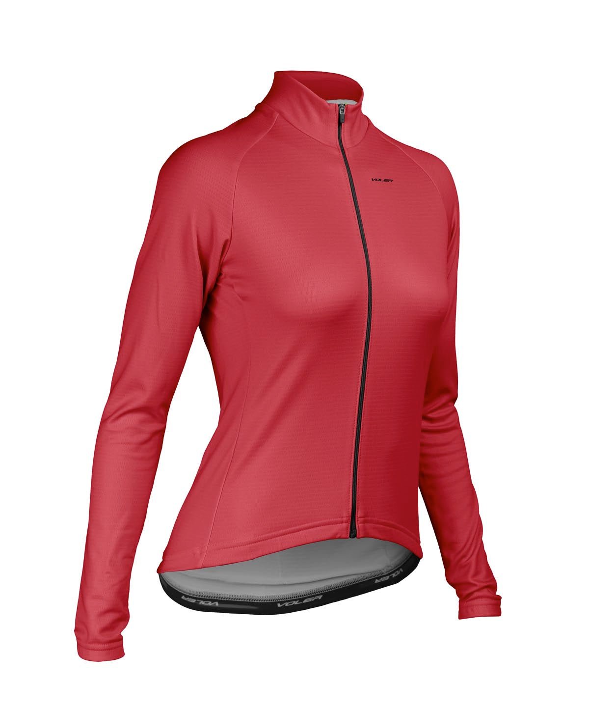 W. PELOTON THERMAL JERSEY - SOLID - Voler - SALSA - 1T2024RSLS