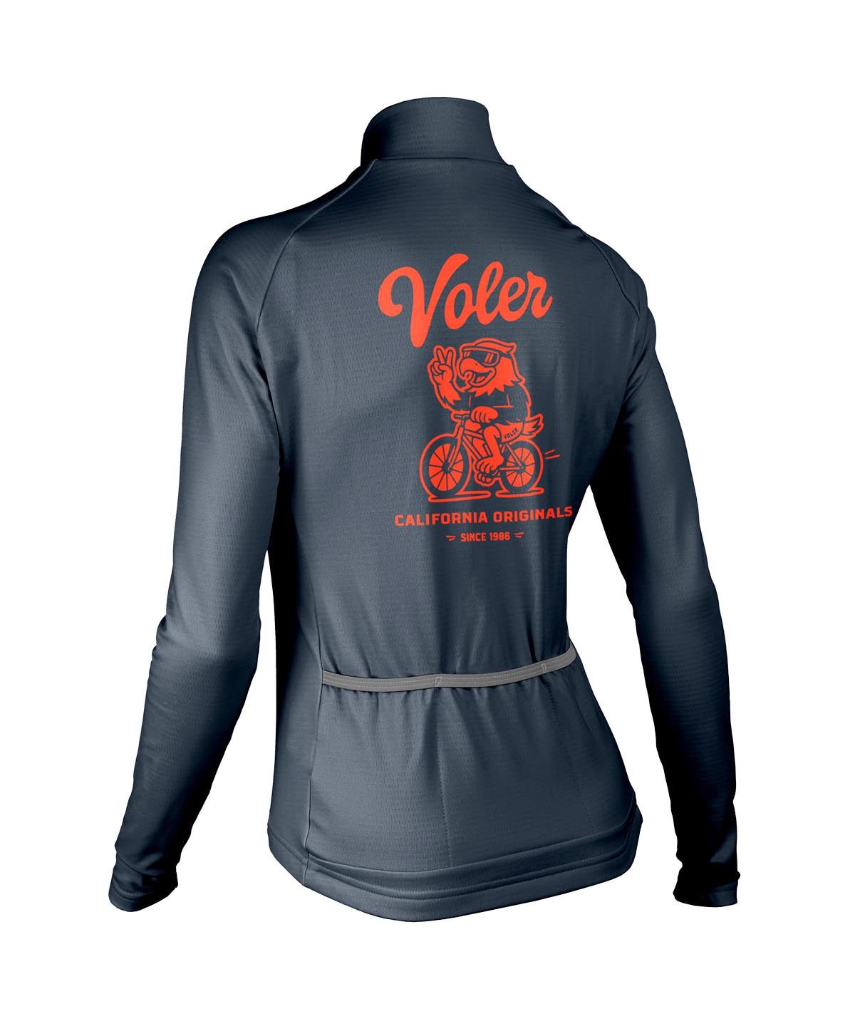 W. PELOTON THERMAL JERSEY - AERO THE EAGLE - Voler - BLUE STEEL - 1T2024HBST