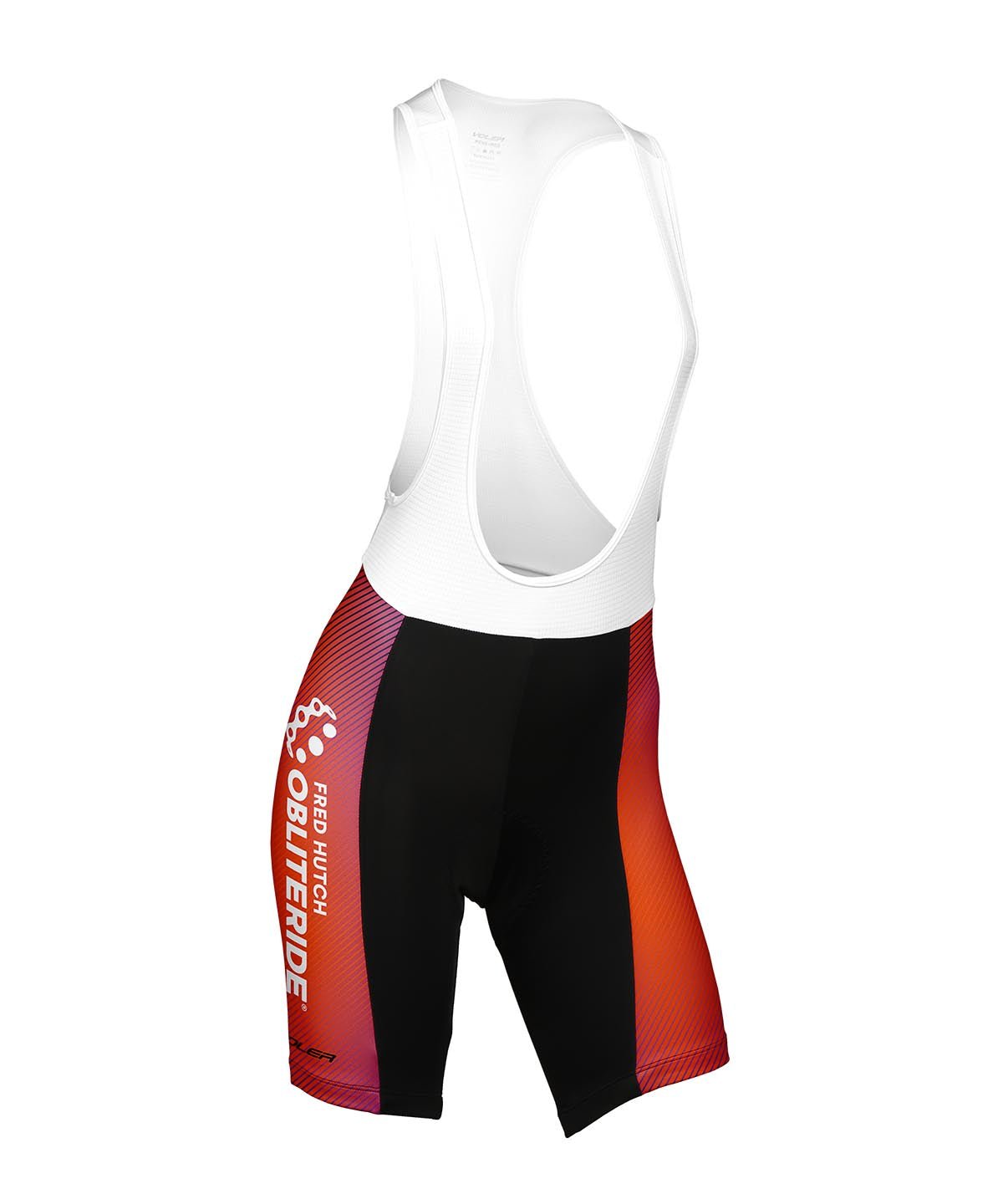 W. PELOTON BIB SHORT - OBLITERIDE 2025 - Voler - PRINT - 1B200EUPRT