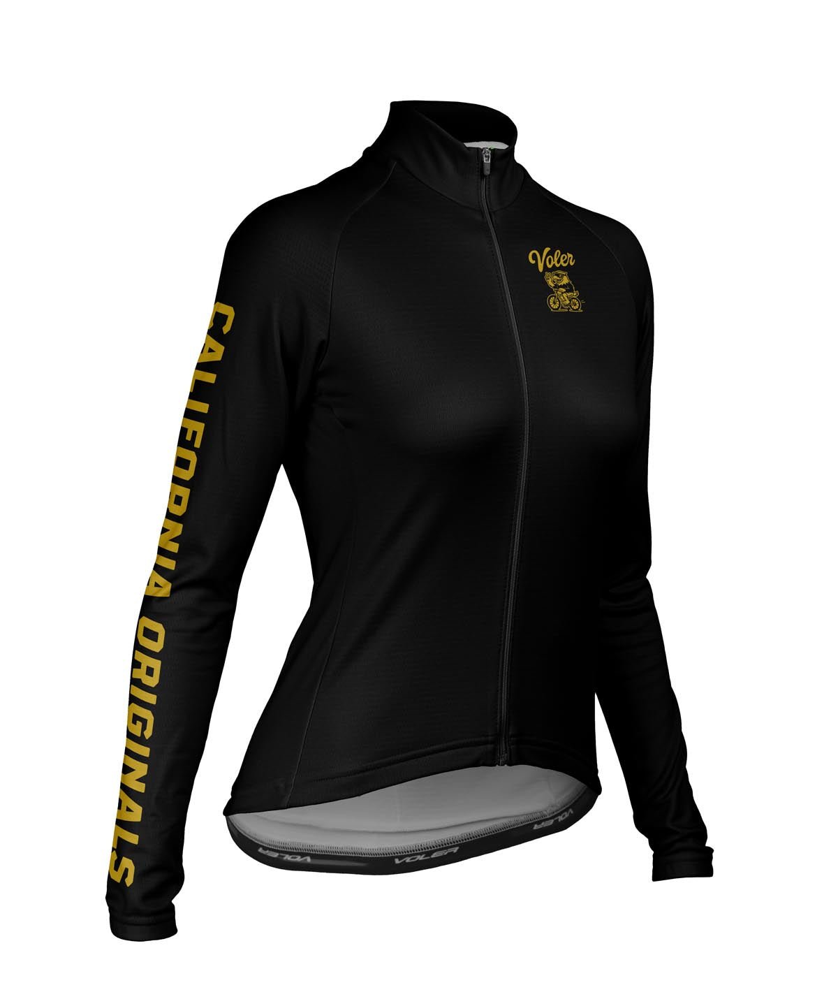 W. PELOTON THERMAL JERSEY - AERO THE EAGLE - Voler - BLACK - 1T2024HBLK
