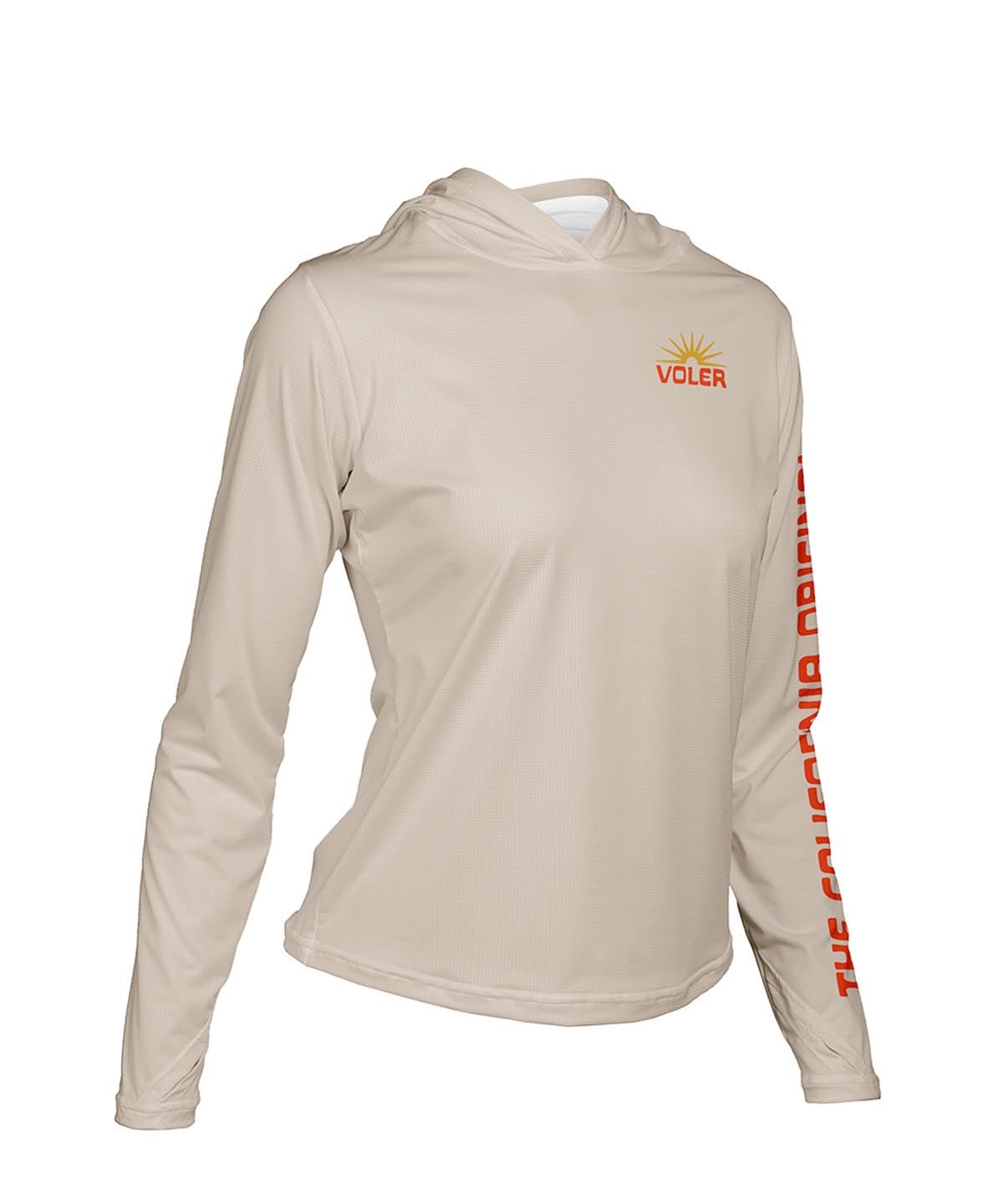 W. ENDURANCE AIR SUN HOODIE - CALIFORNIA ORIGINAL - Voler - SAND - 1T20222SND